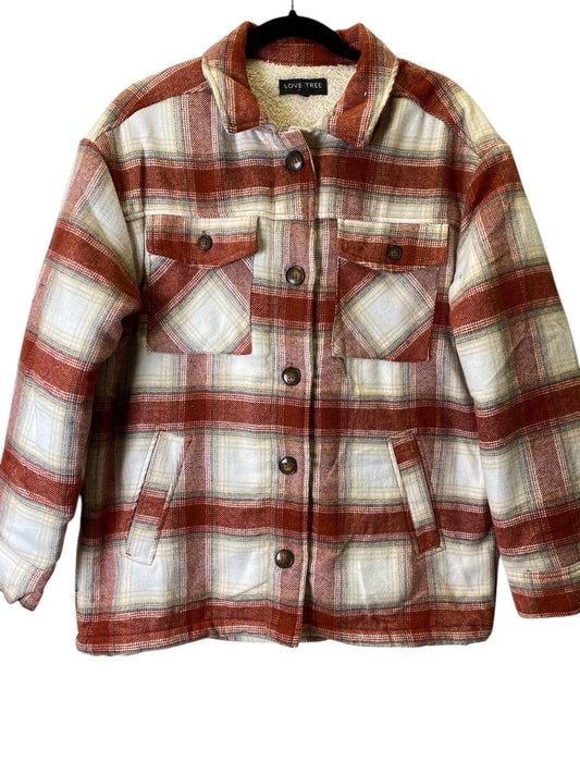 Jacket Other By Love Tree In Plaid Pattern, Size: L