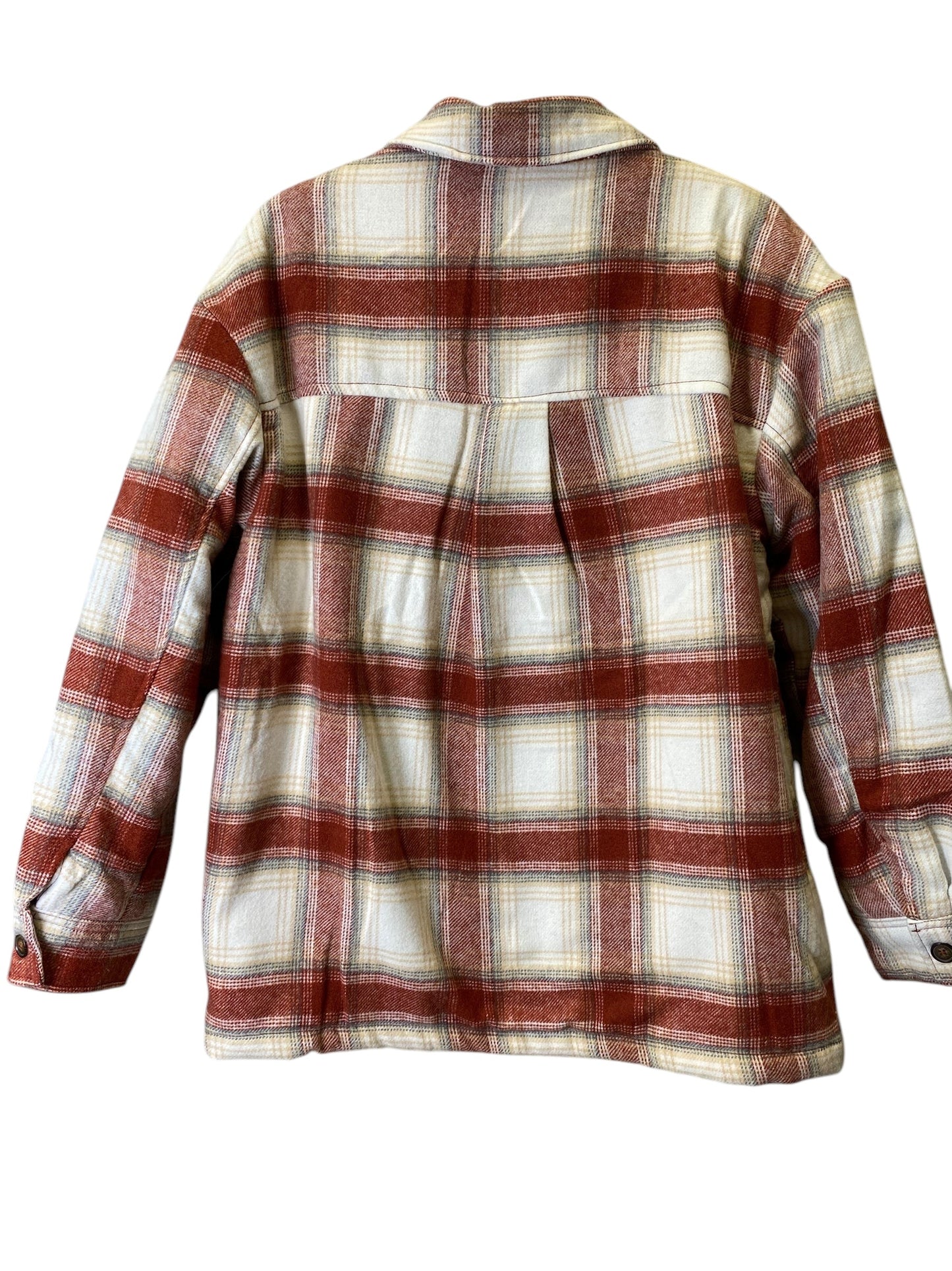 Jacket Other By Love Tree In Plaid Pattern, Size: L