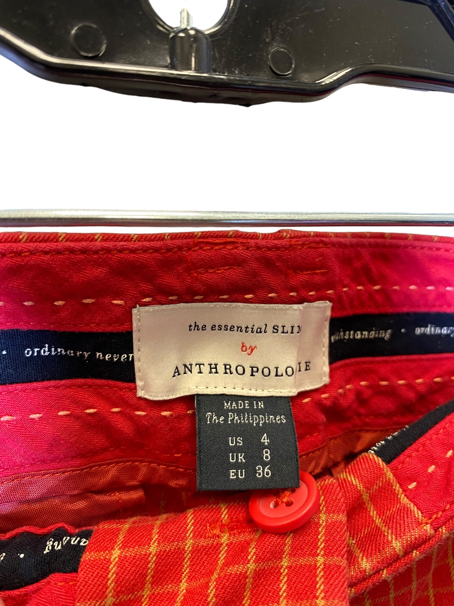 Pants Chinos & Khakis By Anthropologie In Red, Size: 4