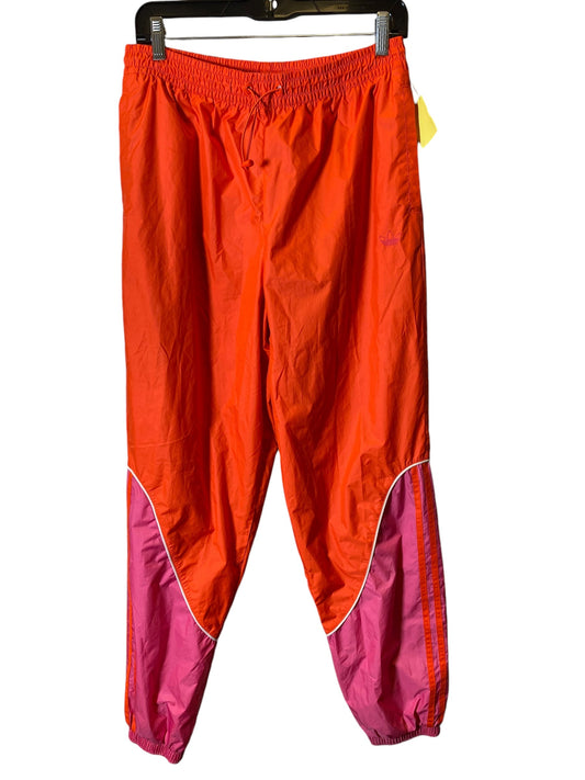 Athletic Pants By Adidas In Orange & Pink, Size: M