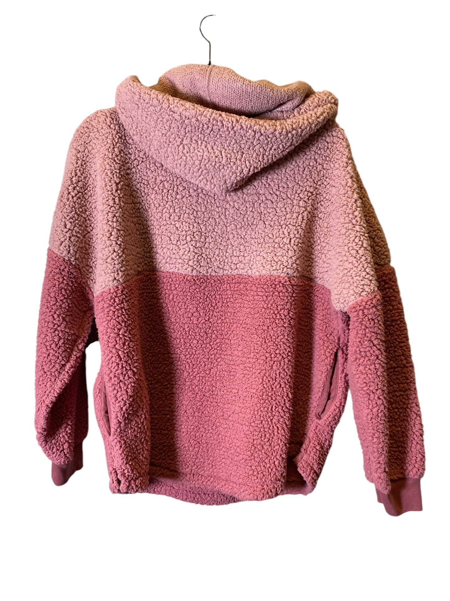 Sweatshirt Hoodie By Pink In Pink, Size: M