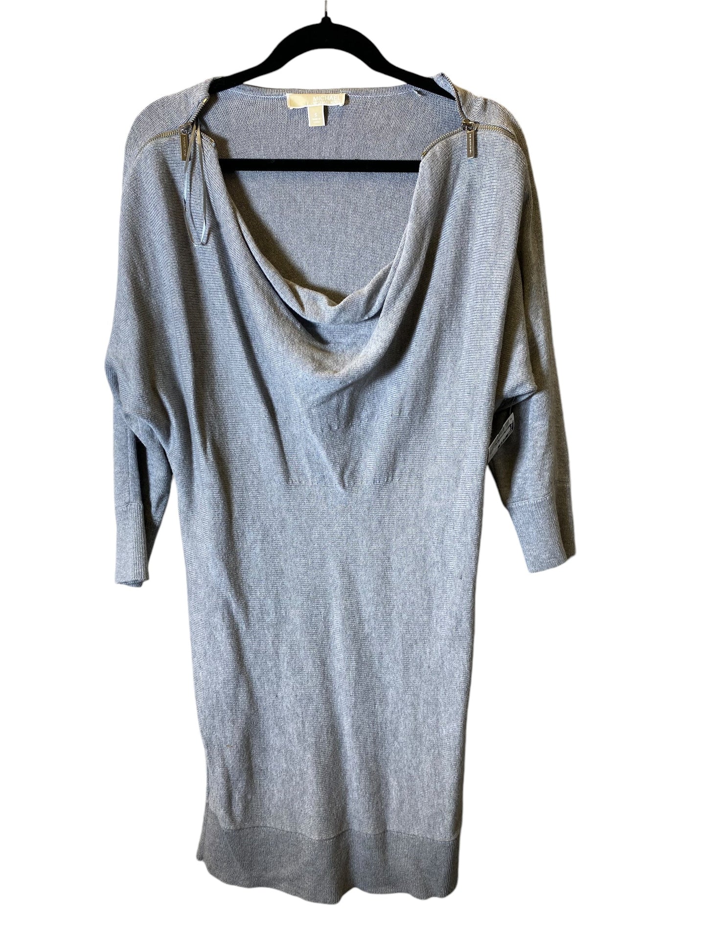 Dress Sweater By Michael By Michael Kors In Grey, Size: S