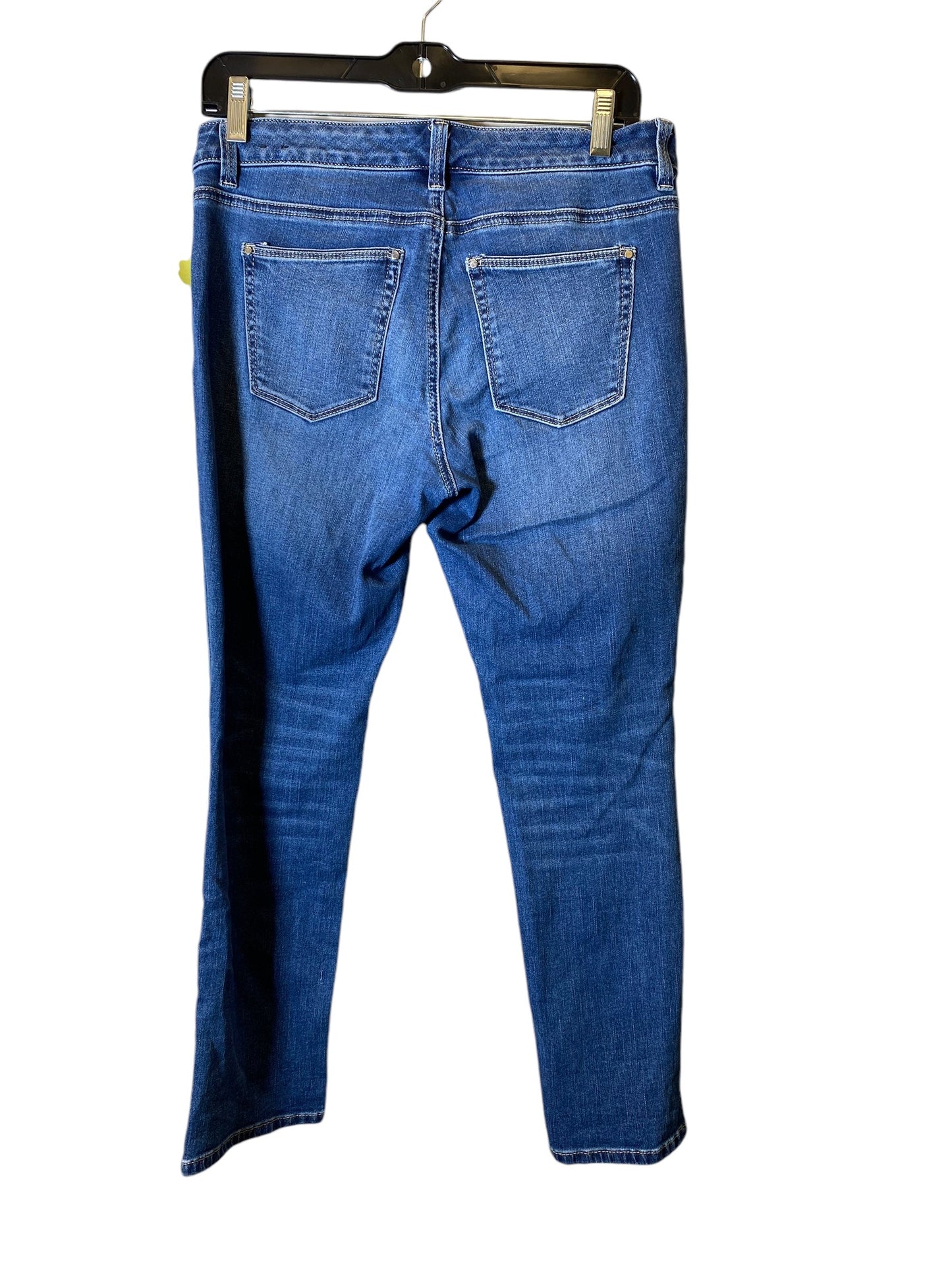 Jeans Straight By White House Black Market In Blue, Size: 4