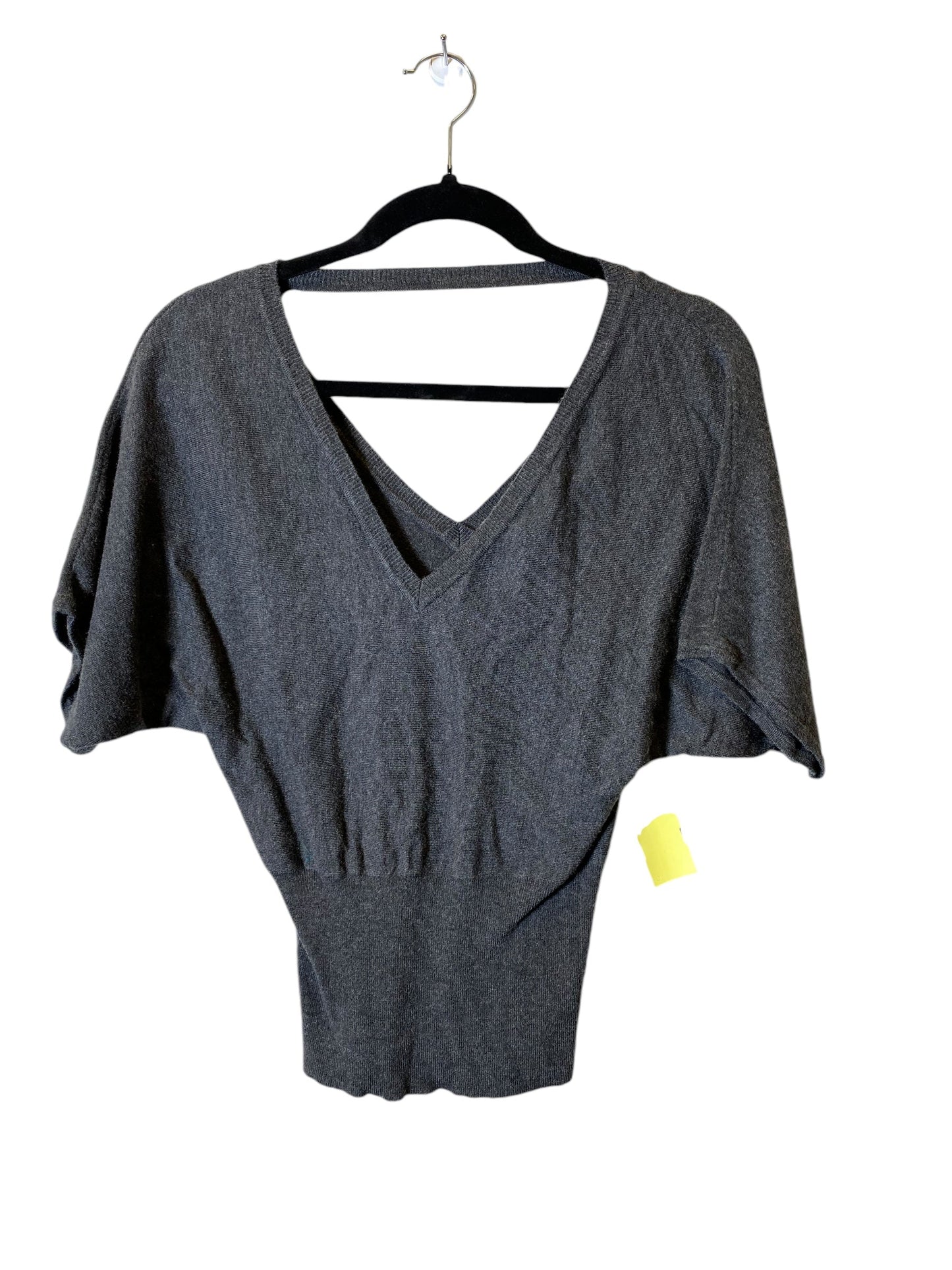 Sweater Short Sleeve By White House Black Market In Grey, Size: Xs