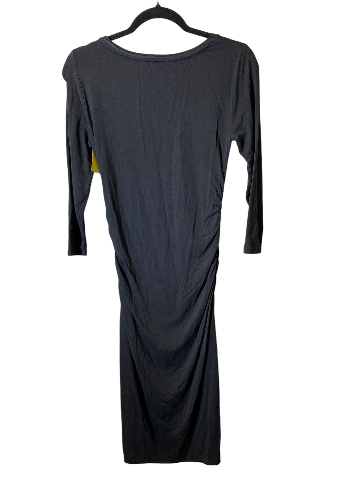 Dress Casual Midi By White House Black Market In Black, Size: Xs