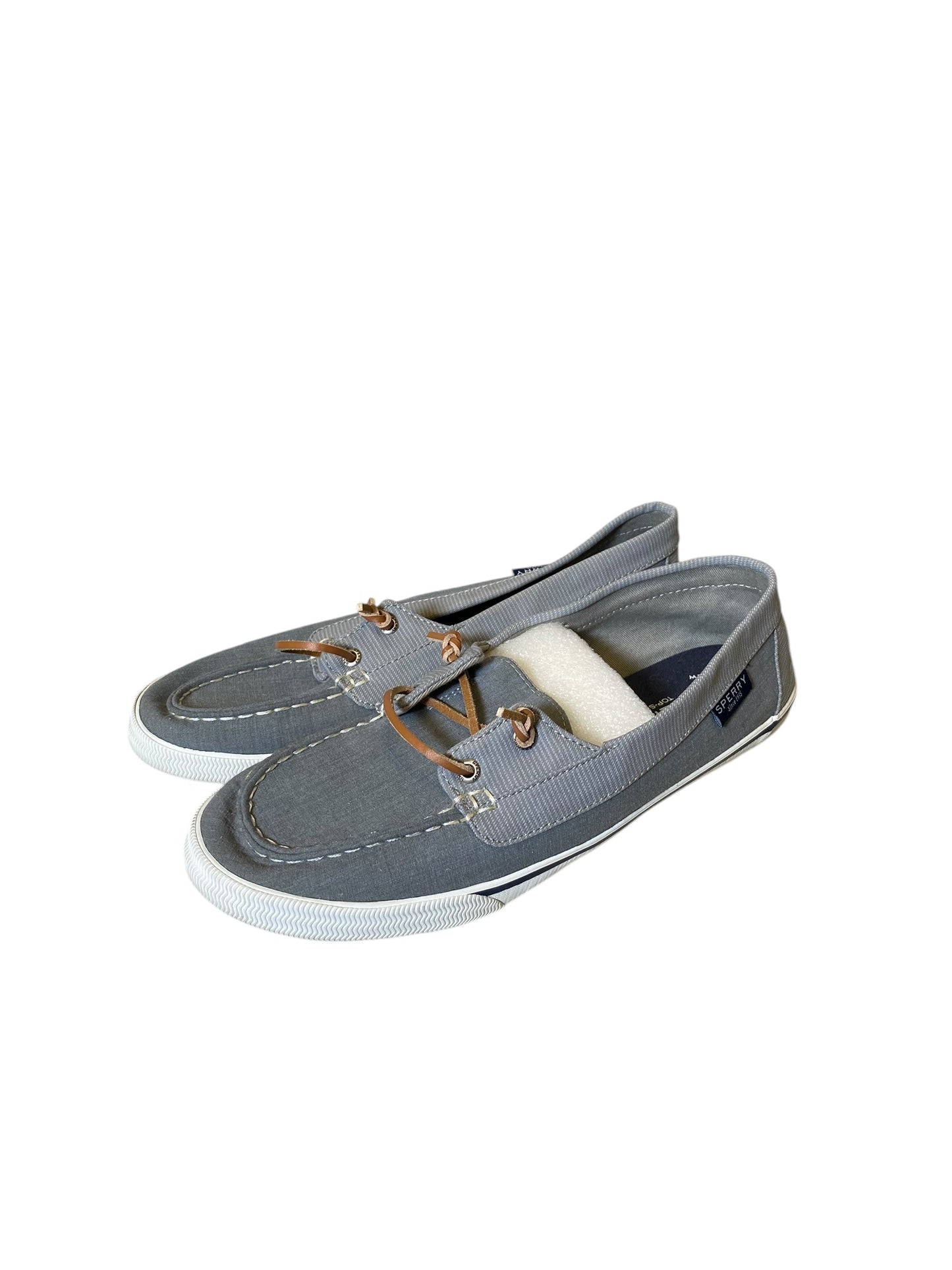 Shoes Flats By Sperry In Grey, Size: 10