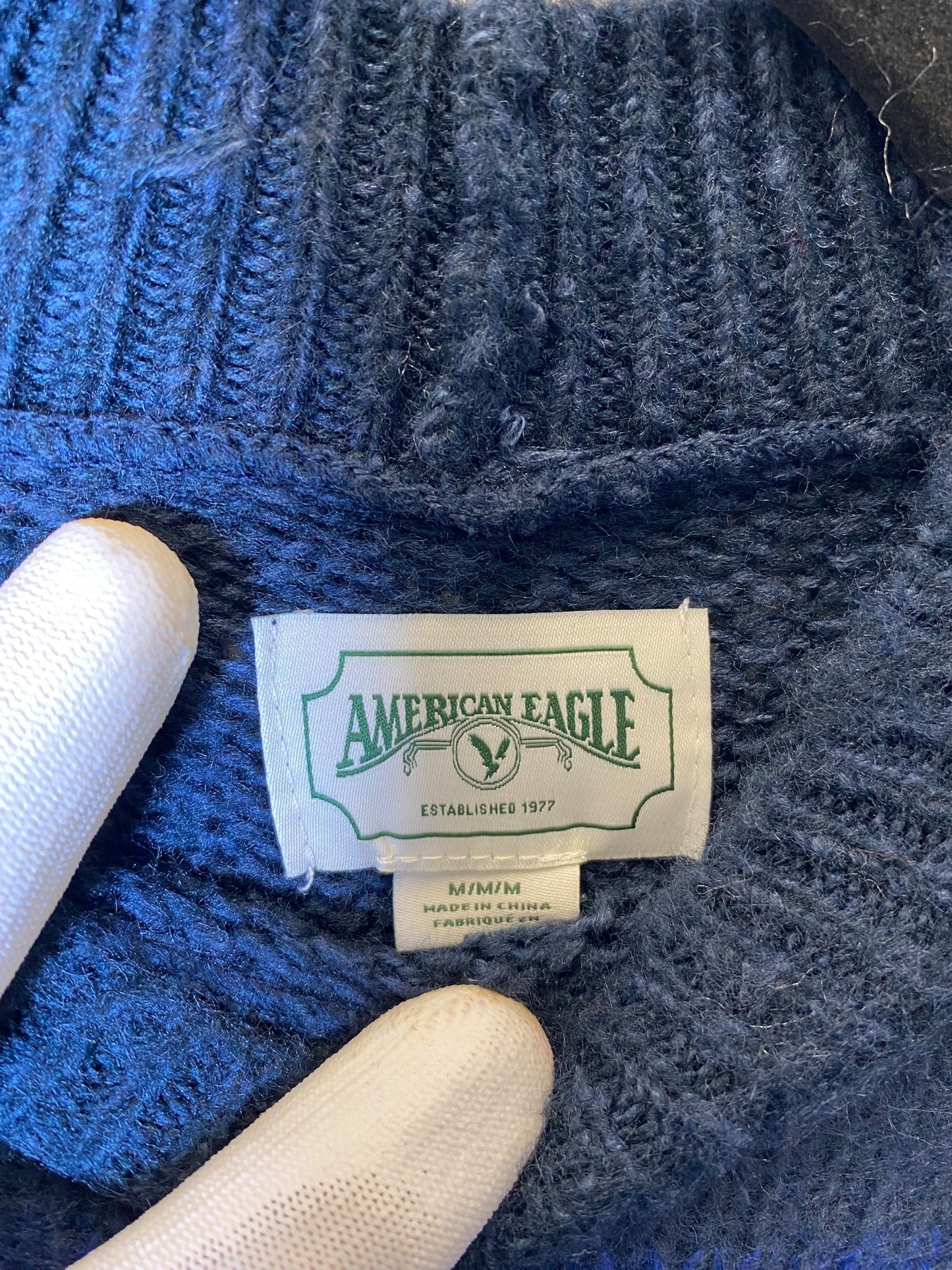 Sweater By American Eagle In Blue, Size: M