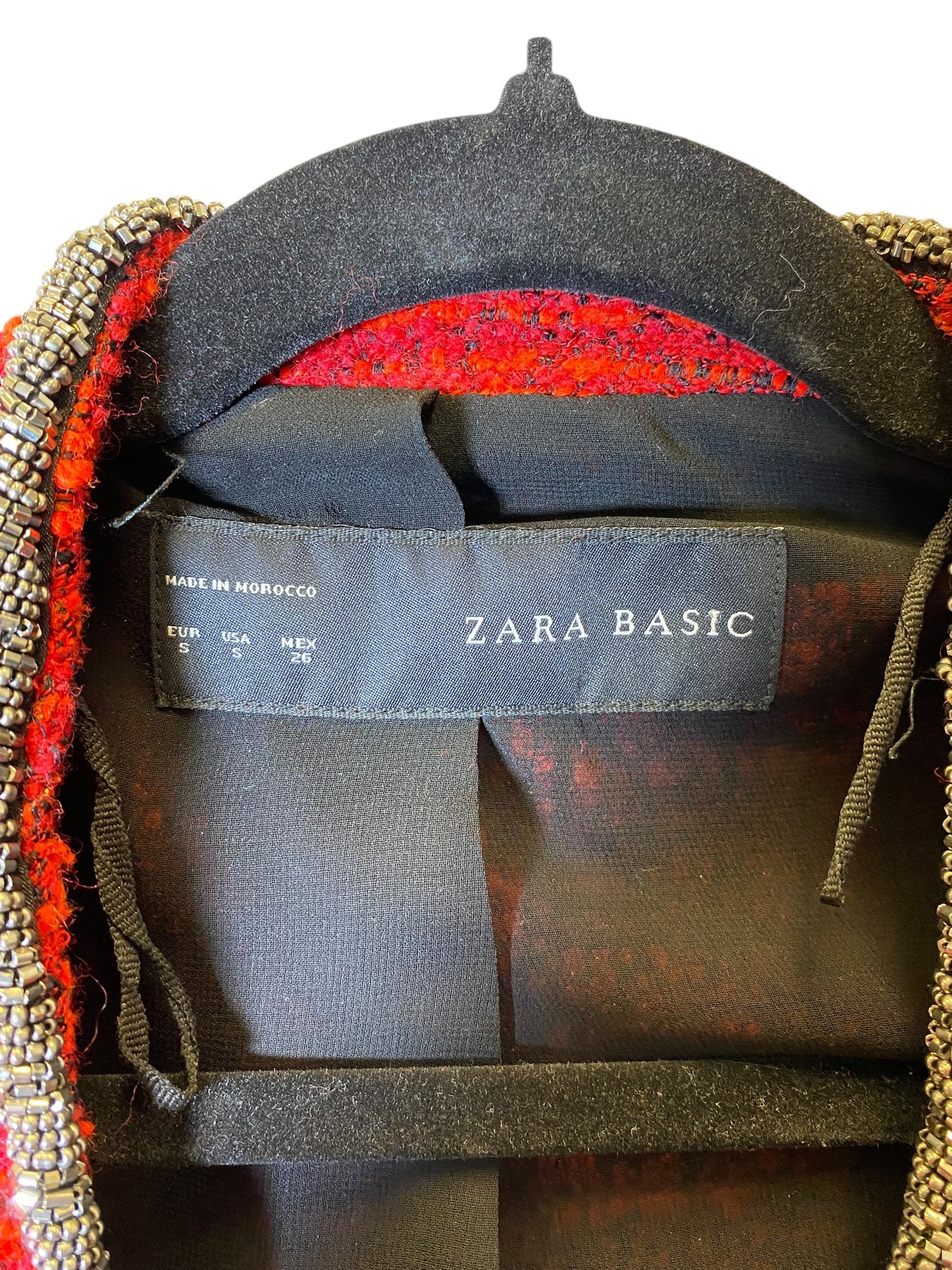 Blazer By Zara Basic In Red, Size: S