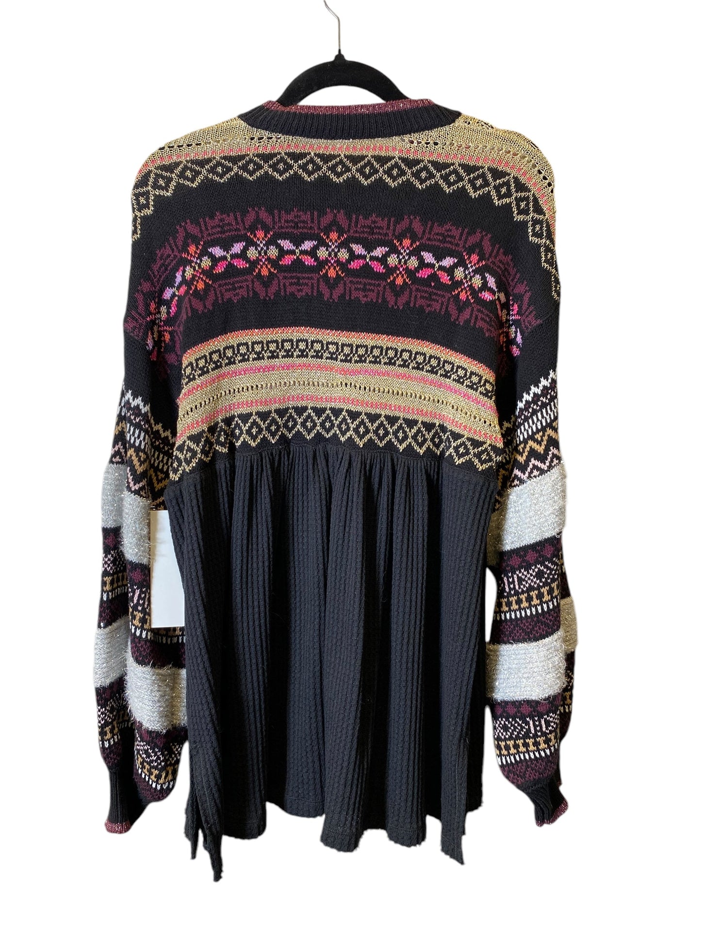 Tunic Long Sleeve By Free People In Multi-colored, Size: M