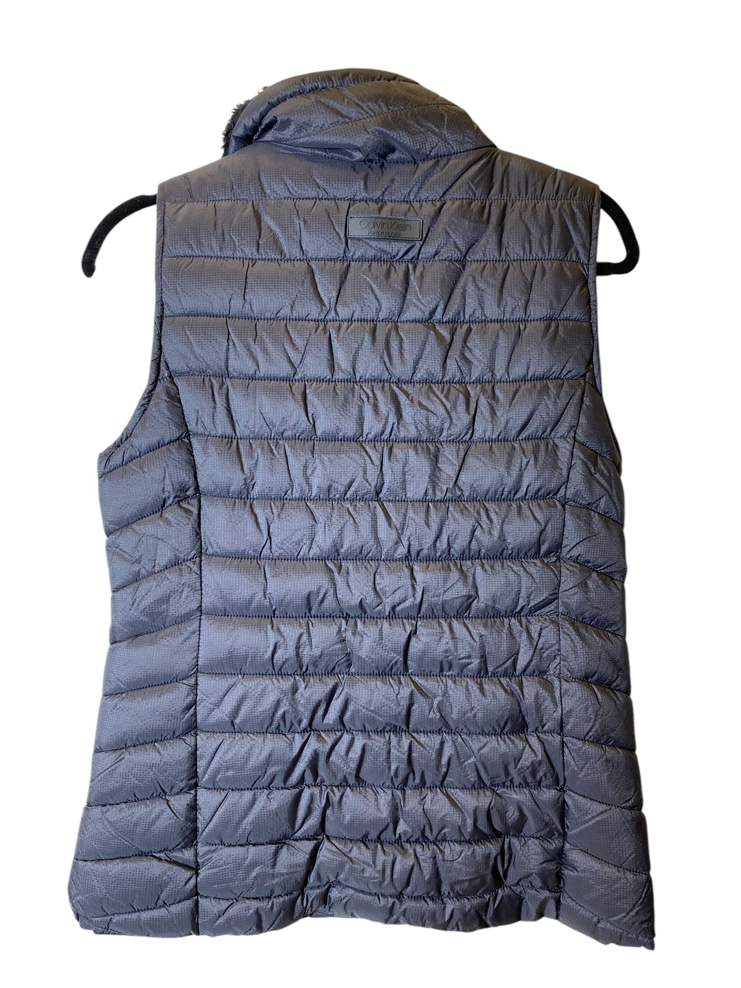 Vest Puffer & Quilted By Calvin Klein In Black, Size: S