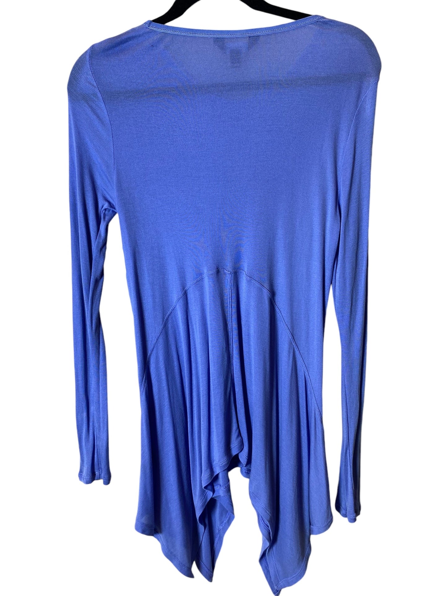 Top Long Sleeve By Simply Vera In Blue, Size: M