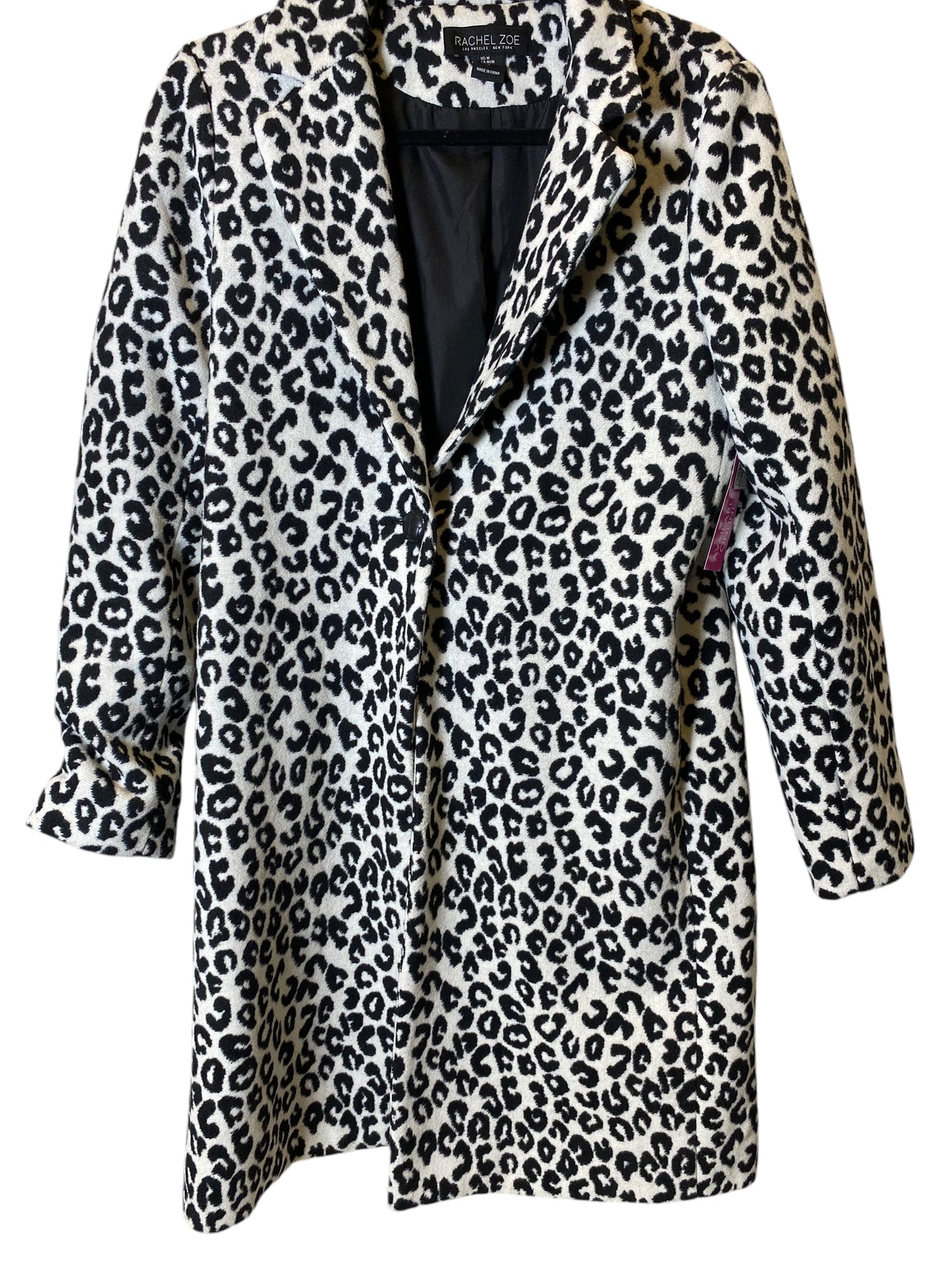 Coat Wool By Rachel Zoe In Animal Print, Size: M