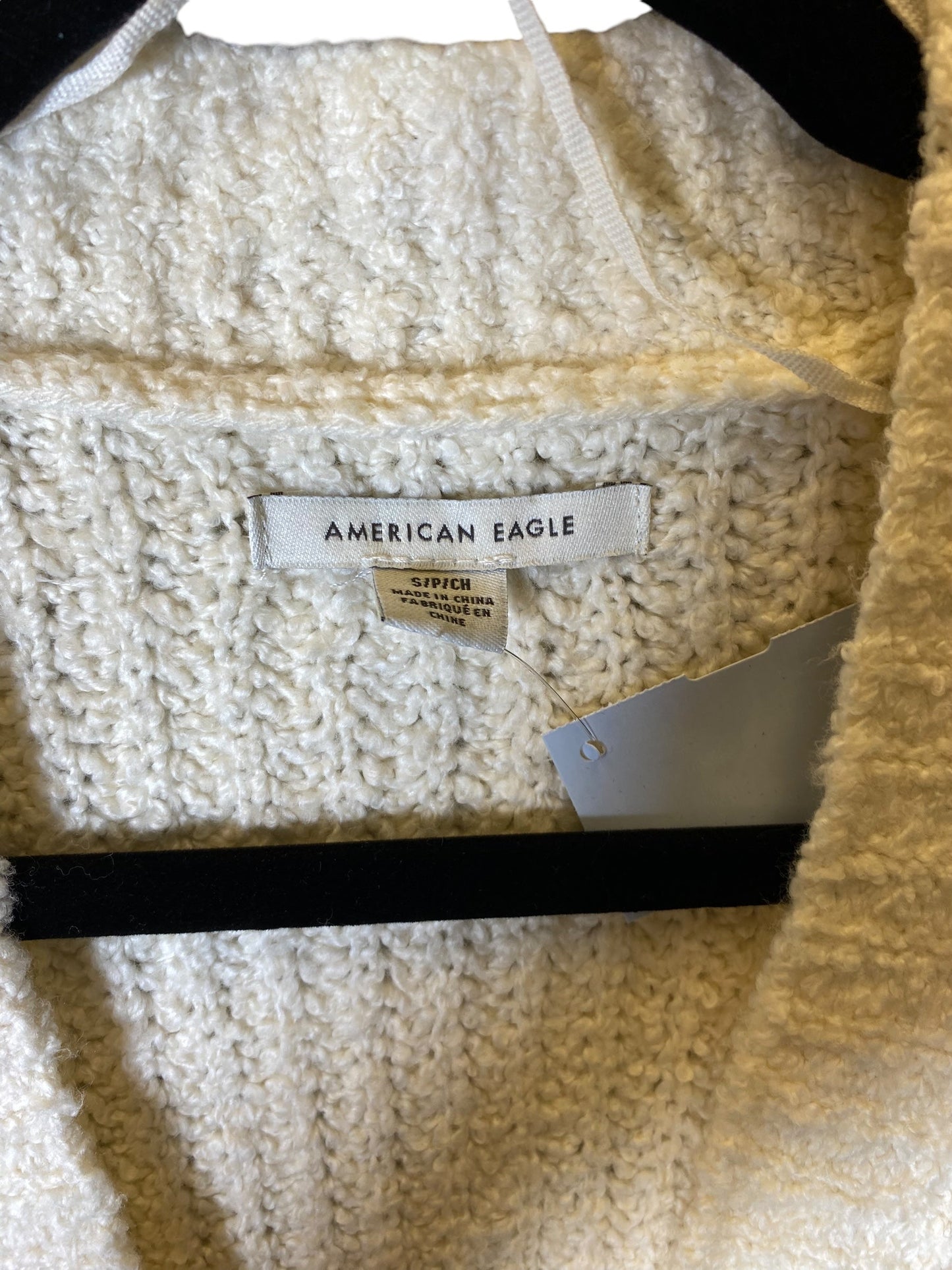 Sweater Cardigan By American Eagle In Cream, Size: S