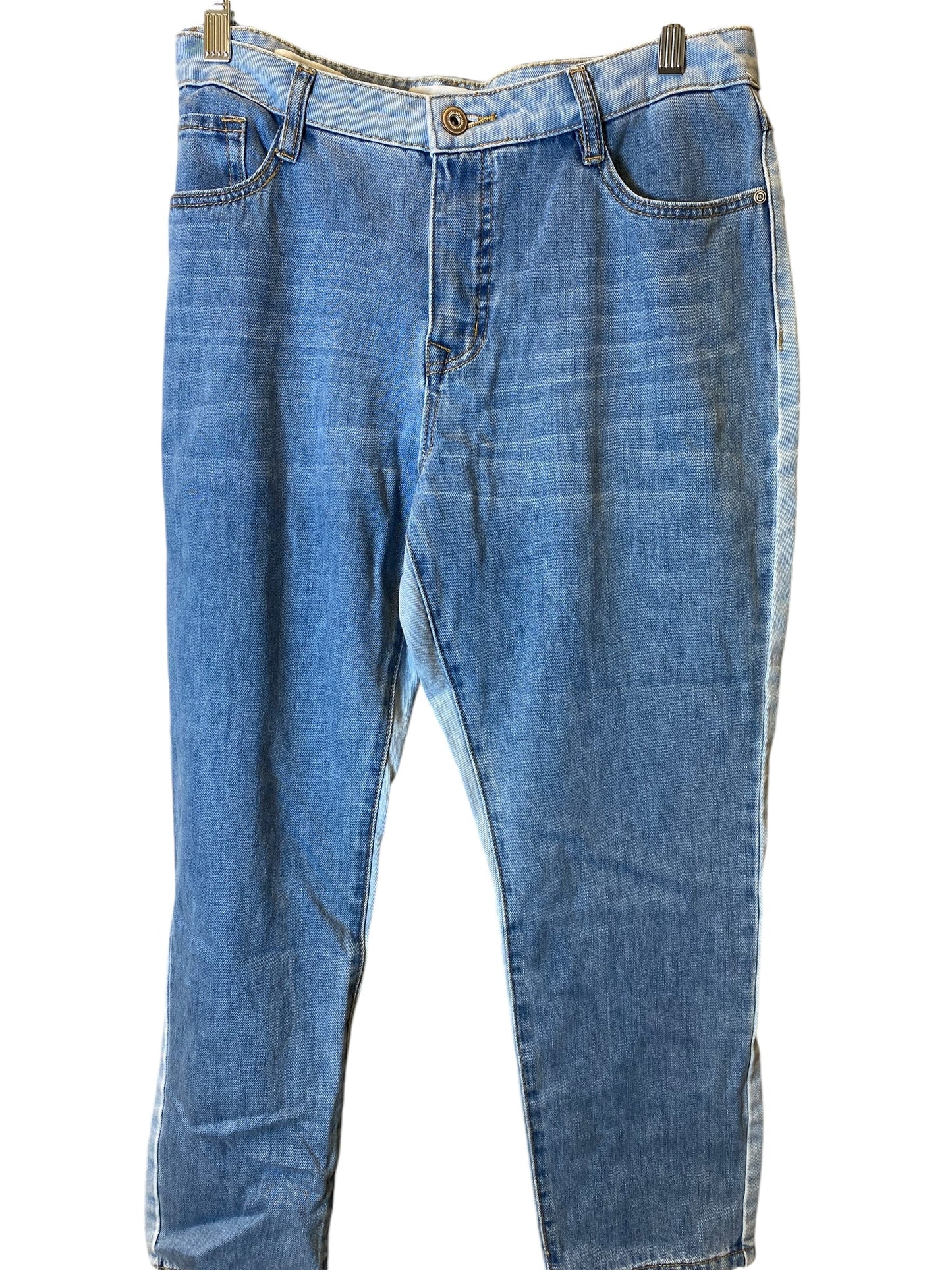 Jeans Cropped By Tribal In Blue, Size: 10