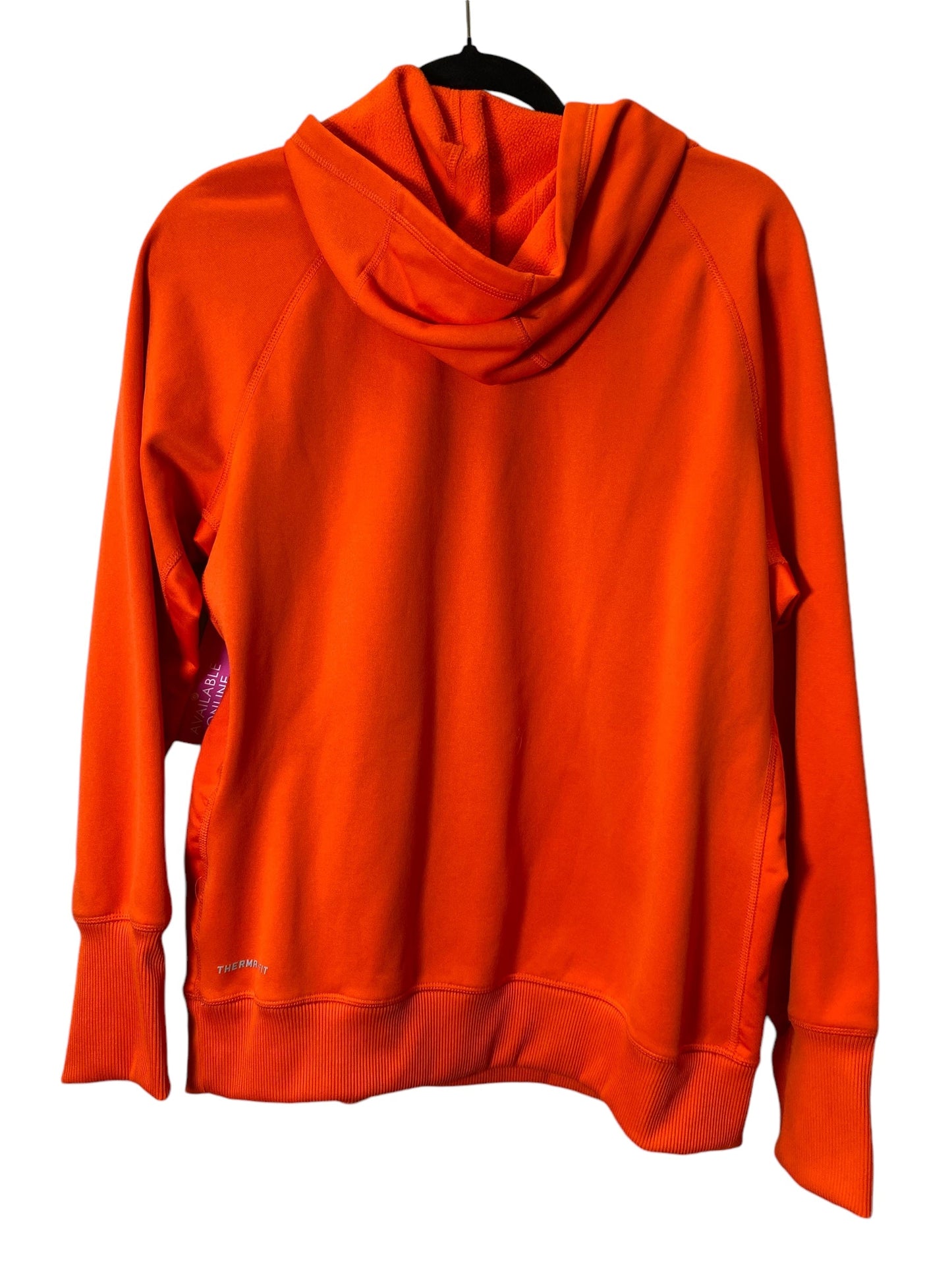 Sweatshirt Hoodie By Nike In Orange, Size: Xl