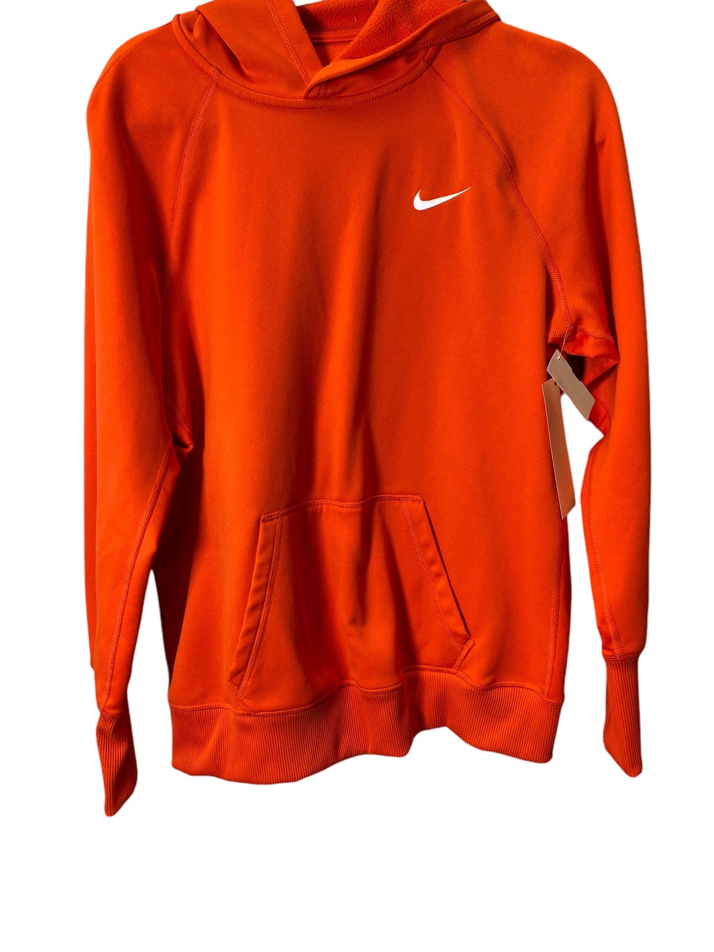 Sweatshirt Hoodie By Nike In Orange, Size: Xl