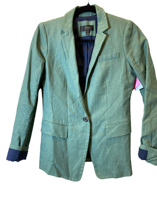 Blazer By J. Crew In Green, Size: 2