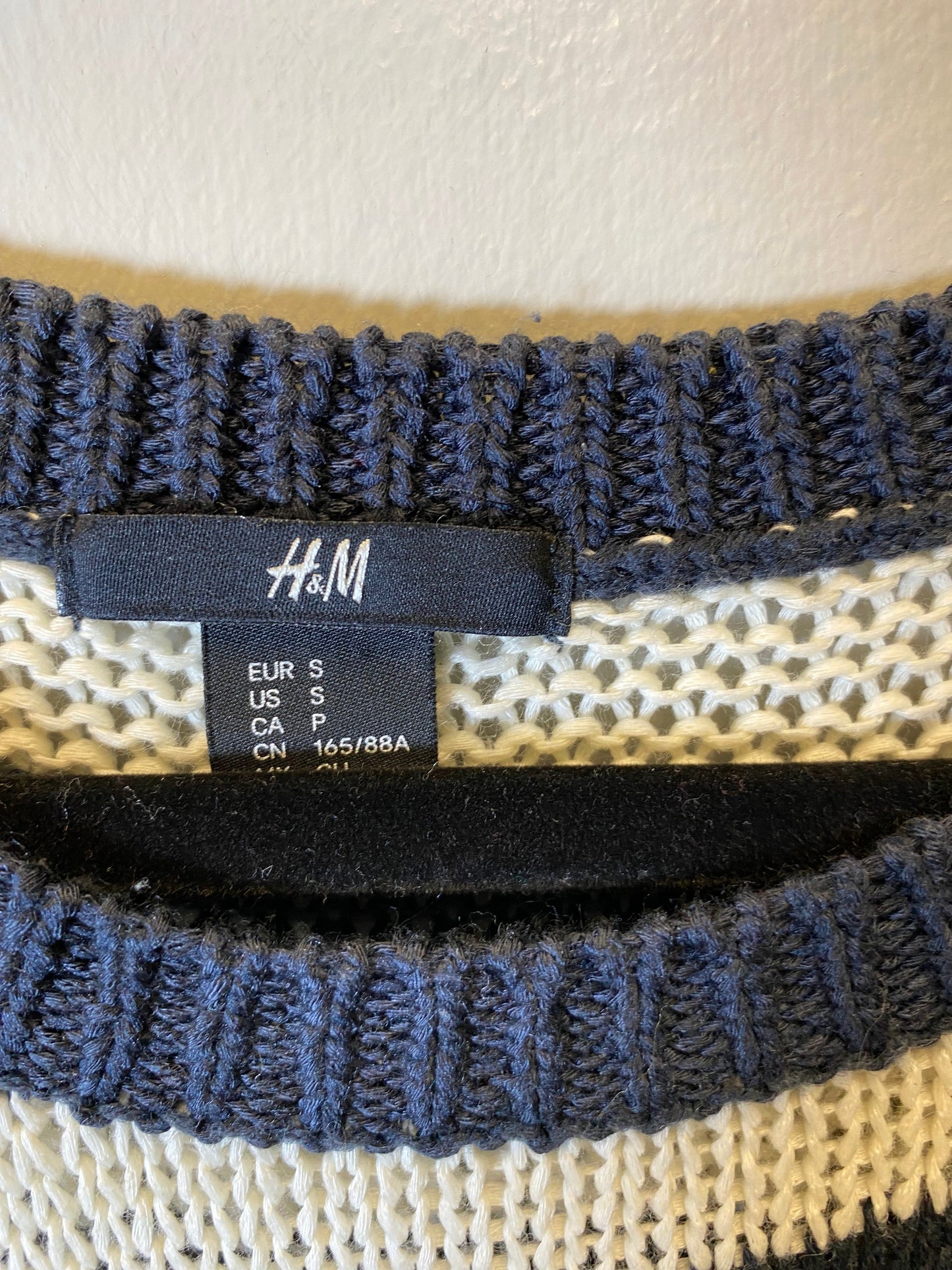 Sweater By H&m In Striped Pattern, Size: S