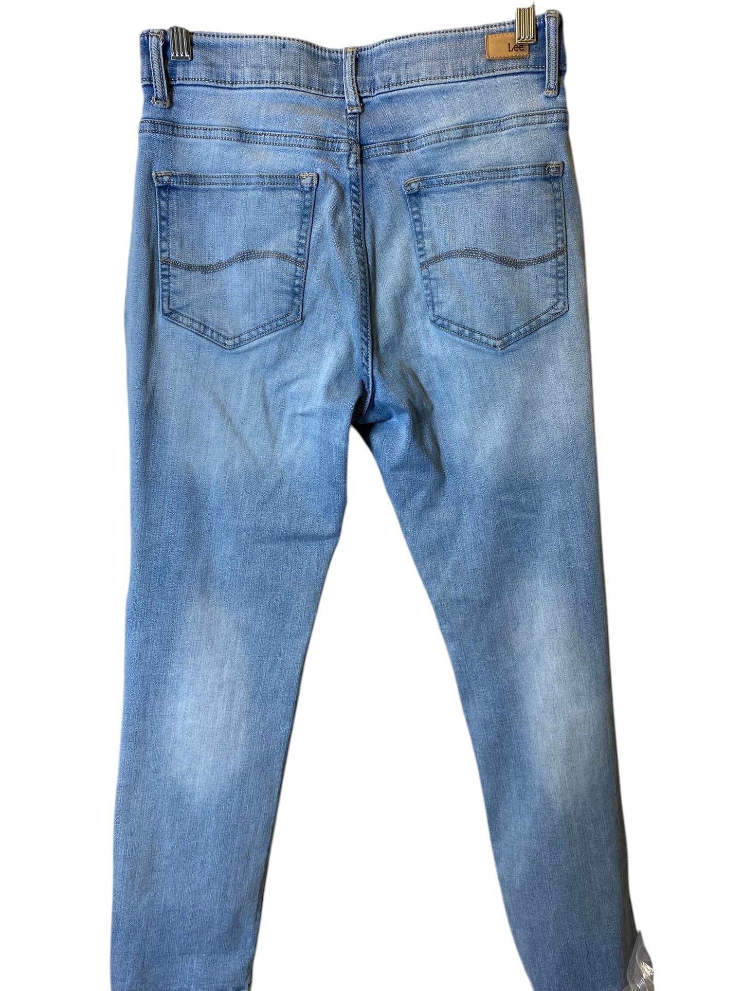 Jeans Straight By Lee In Blue, Size: 6