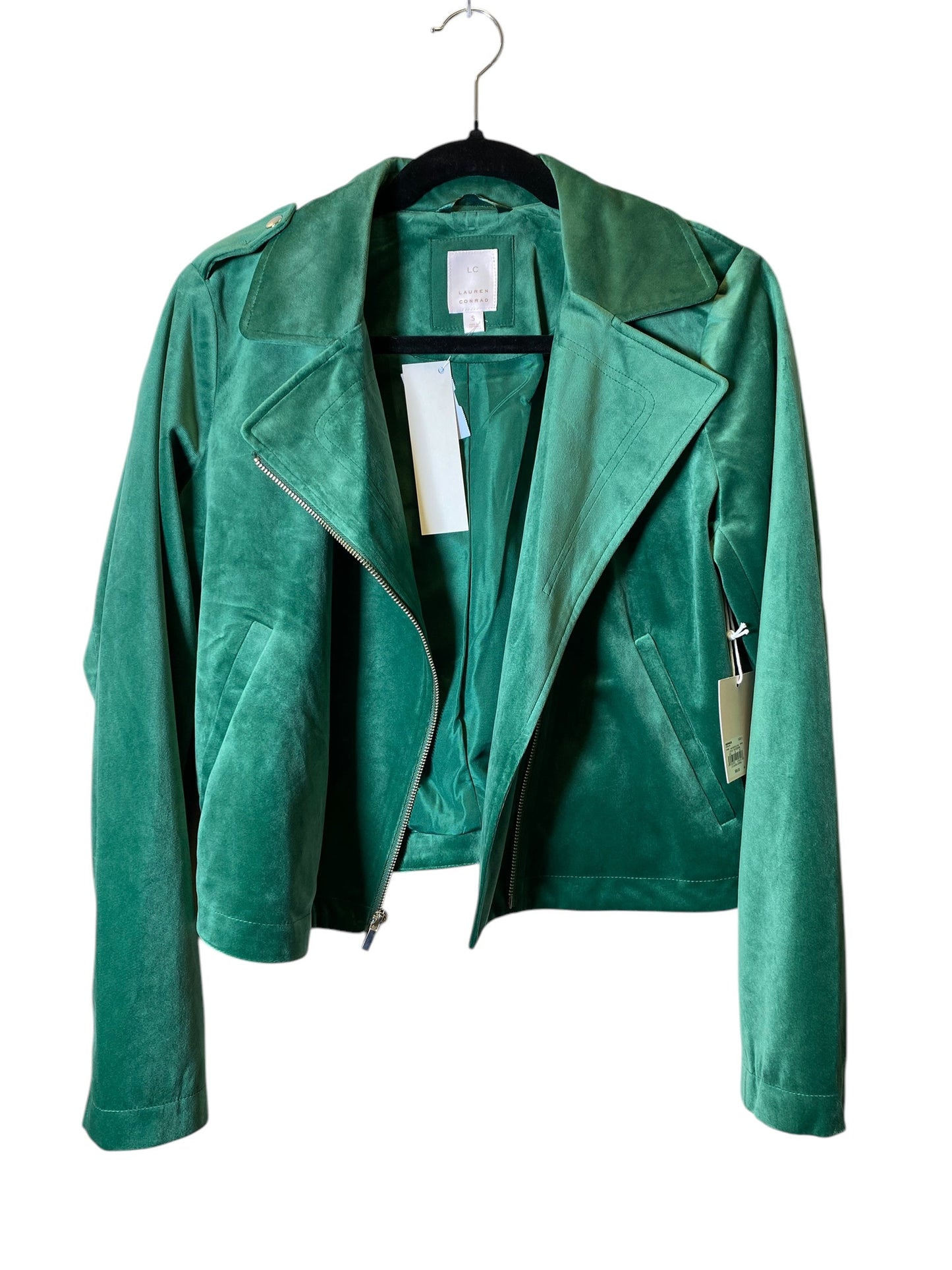 Jacket Moto By Lc Lauren Conrad In Green, Size: S