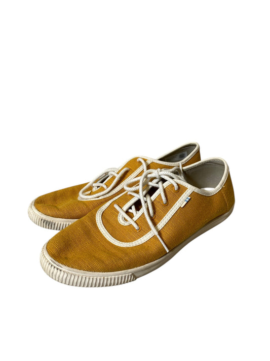 Shoes Athletic By Toms In Yellow, Size: 9