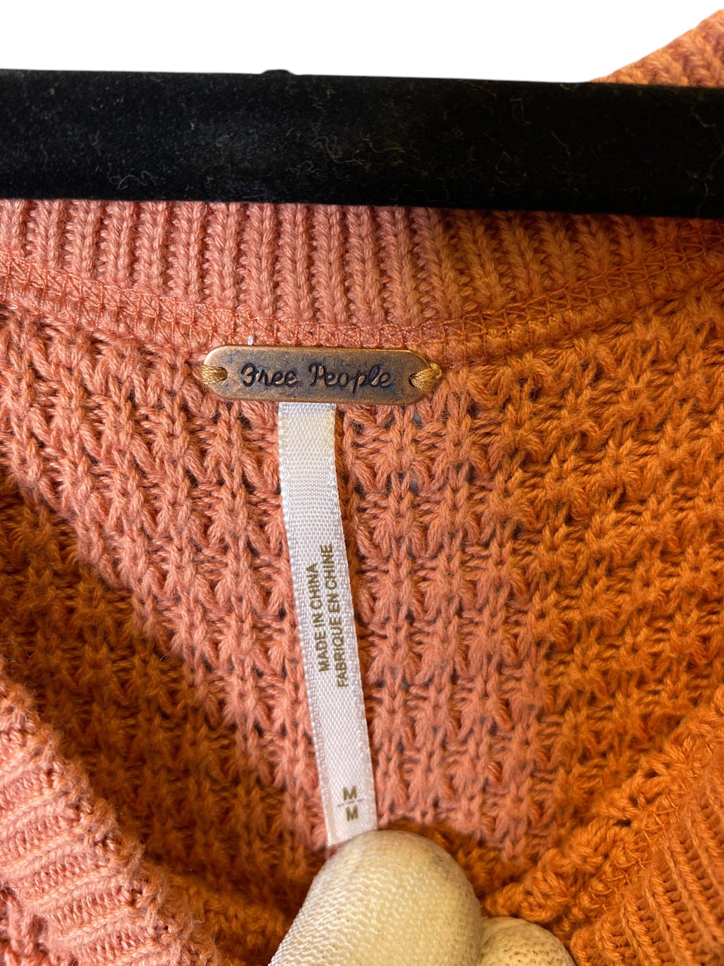 Sweater By Free People In Orange, Size: M