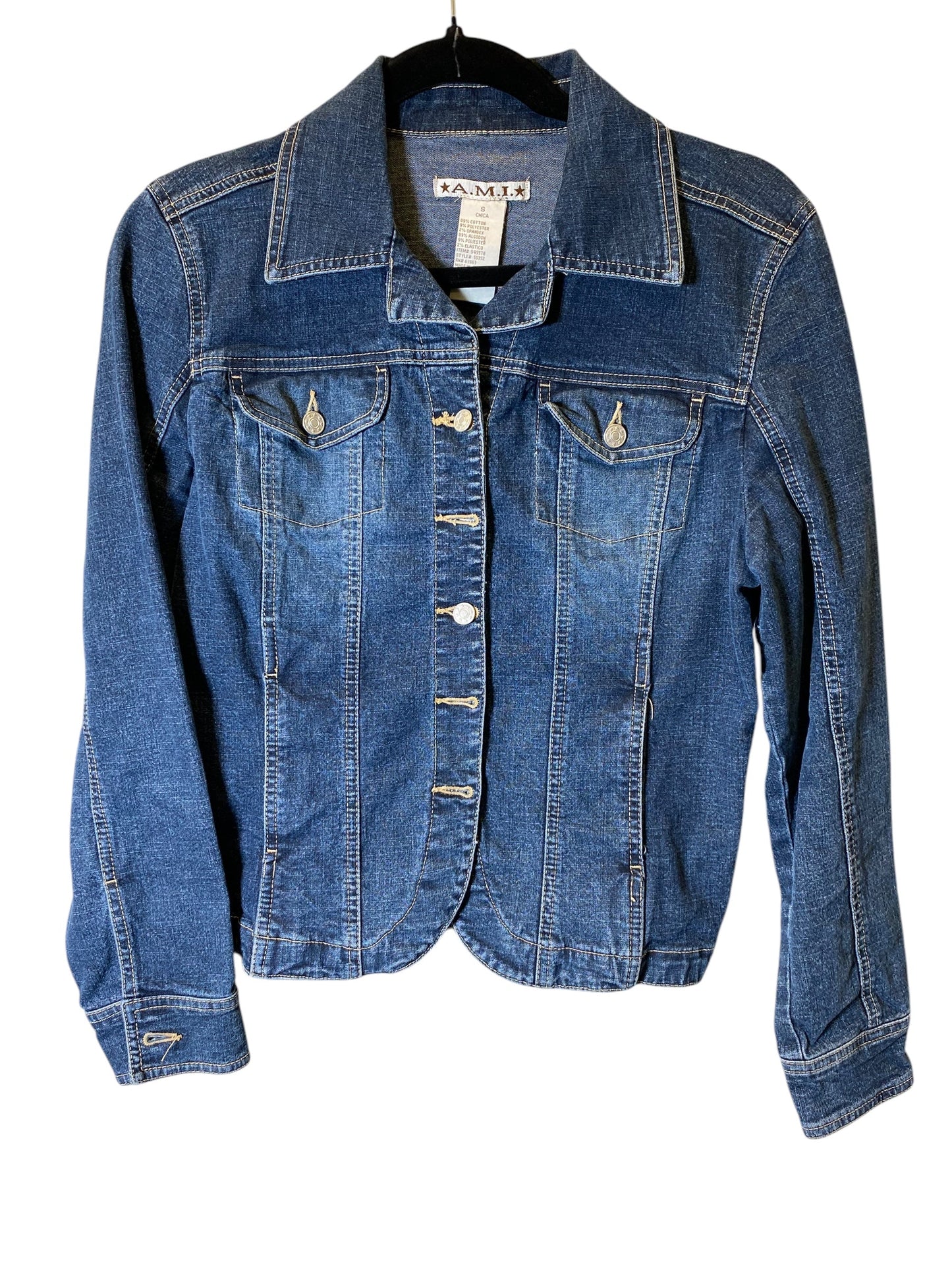 Jacket Denim By Ami In Blue, Size: S