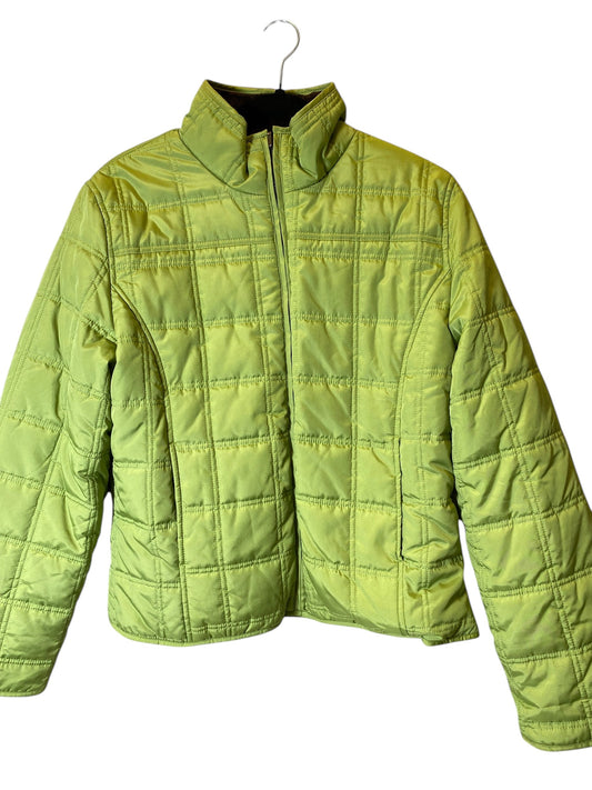 Jacket Puffer & Quilted By Cmc In Green, Size: L