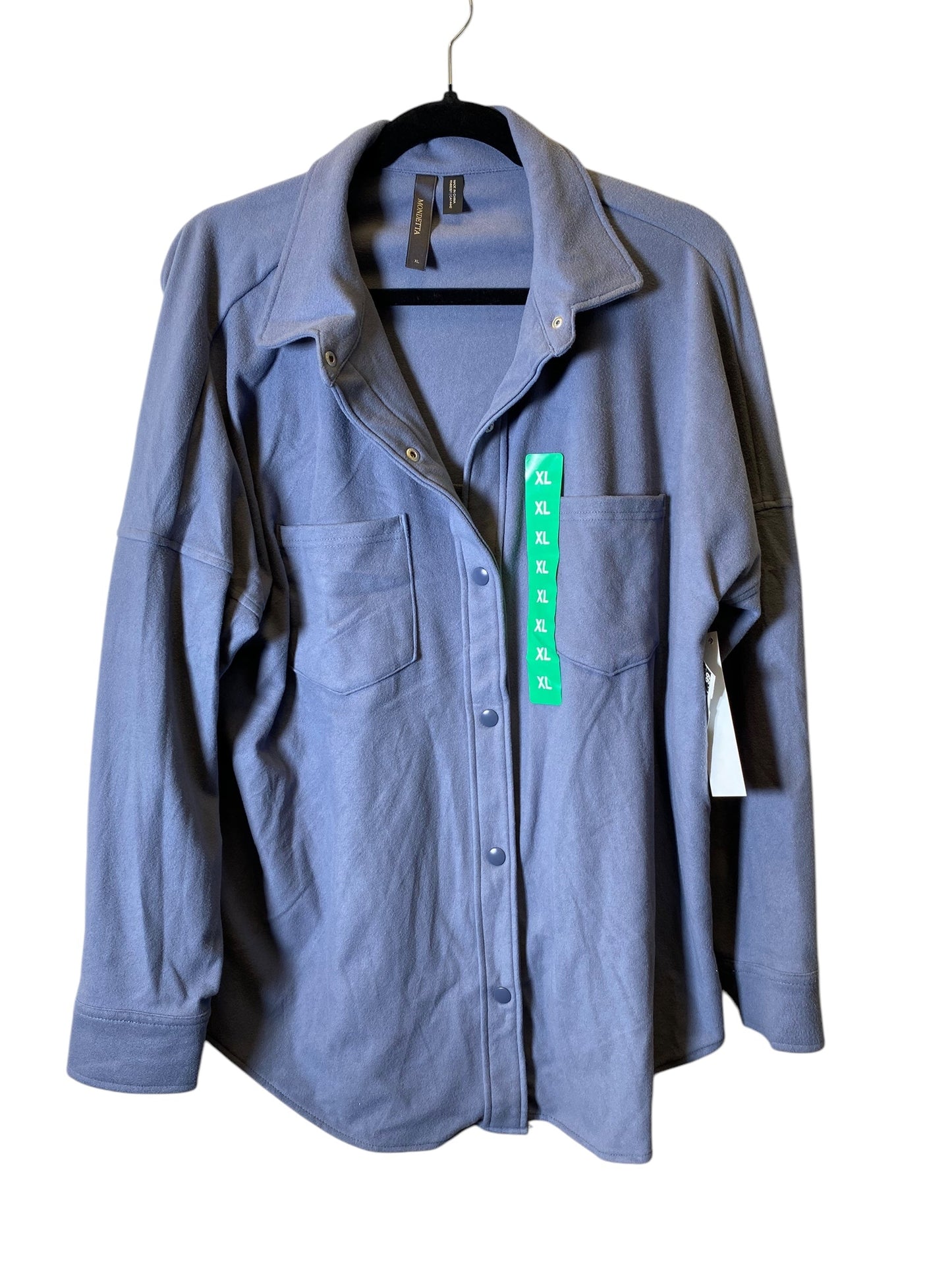 Jacket Fleece By Mondetta In Blue, Size: Xl