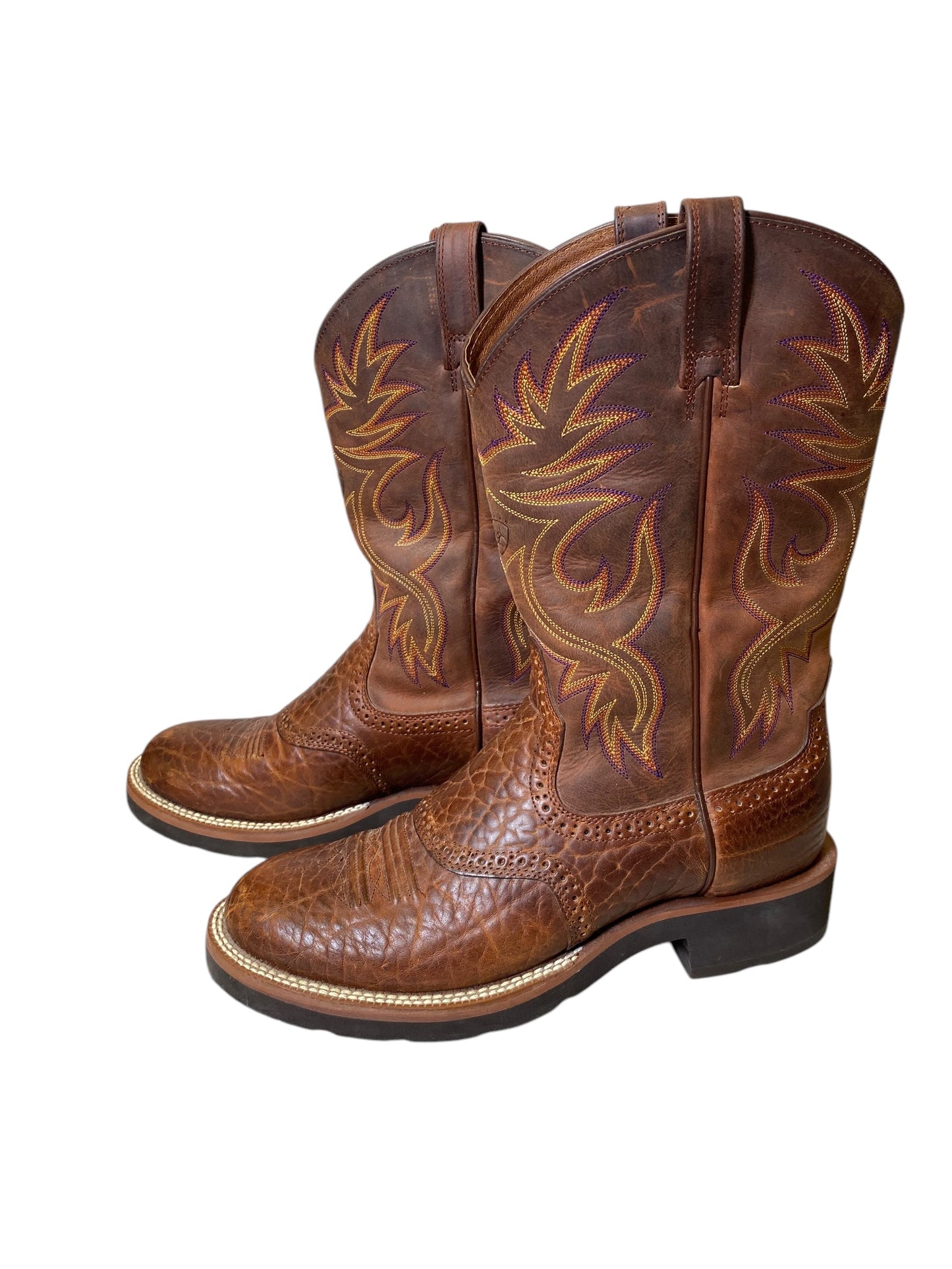 Boots Western By Ariat In Brown, Size: 9.5