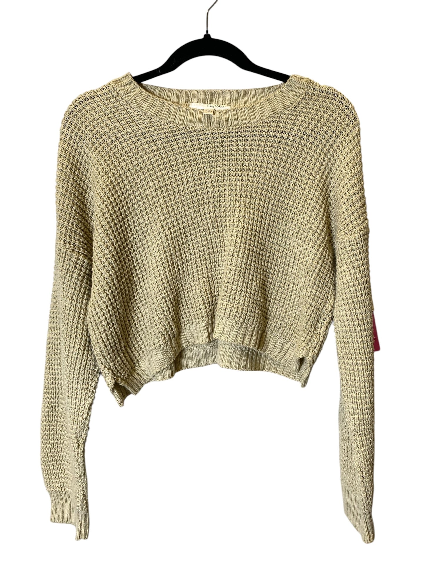 Sweater By Say What In Beige, Size: M