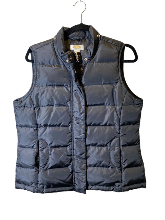 Vest Puffer & Quilted By Talbots In Black, Size: M