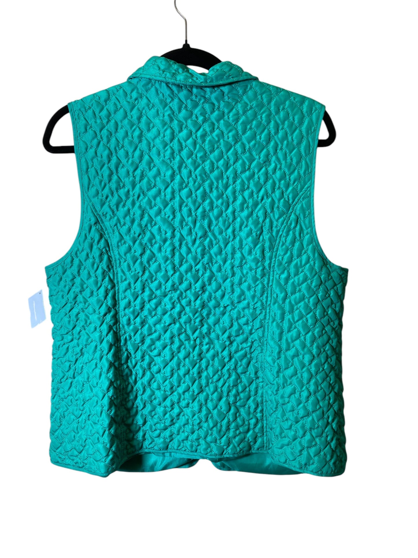 Vest Other By Chicos In Teal, Size: L