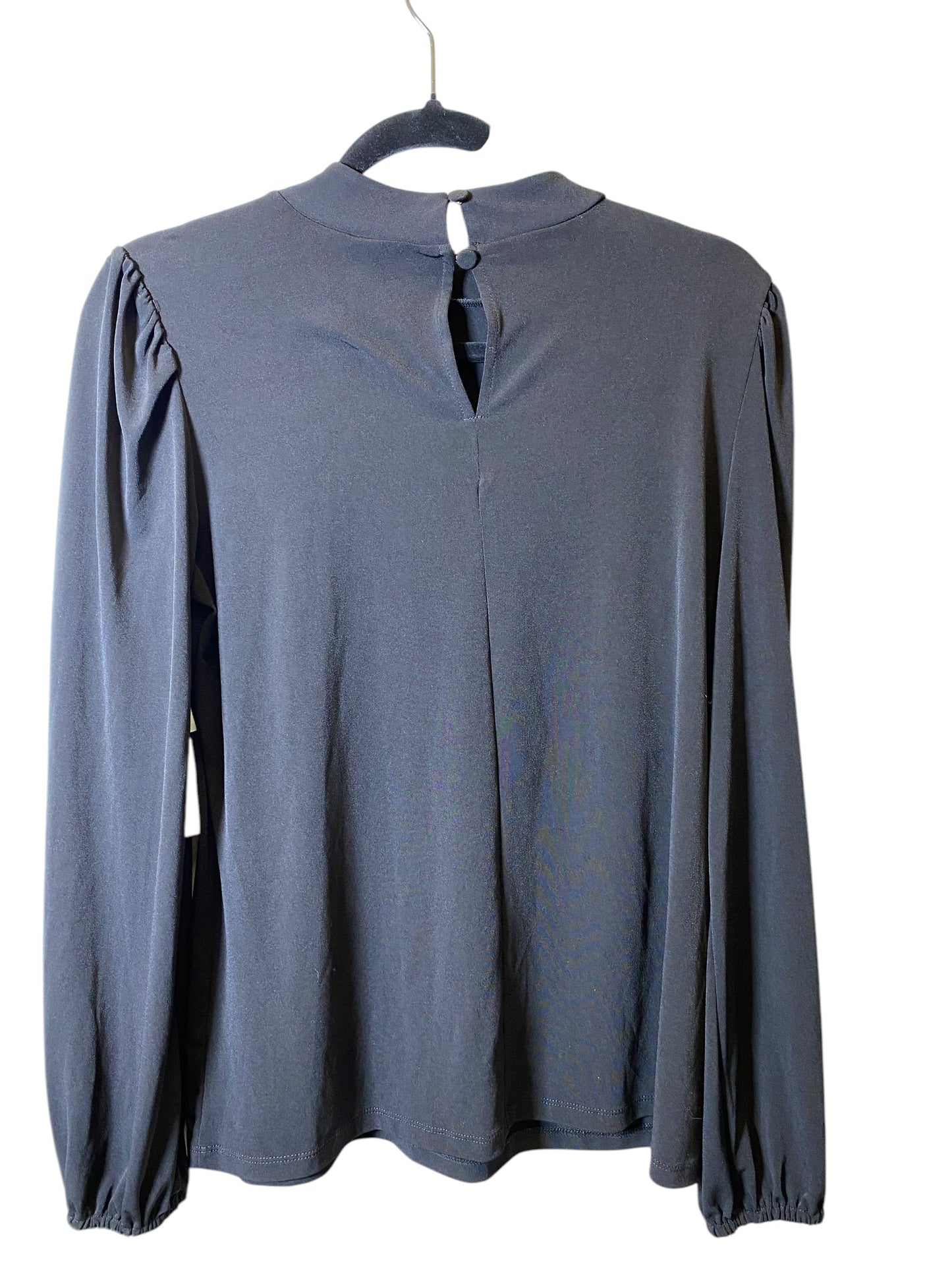 Top Long Sleeve By Ann Taylor In Black, Size: M