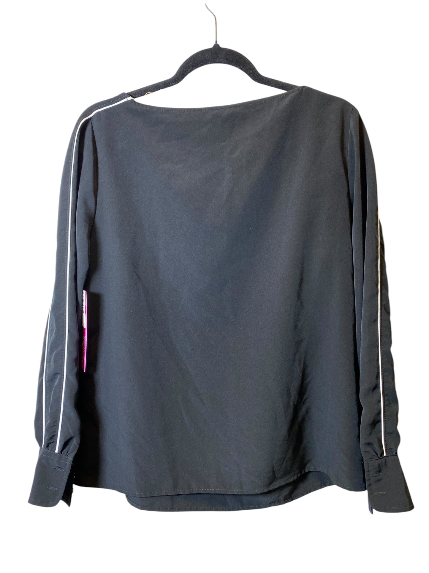 Top Long Sleeve By Banana Republic In Black, Size: M