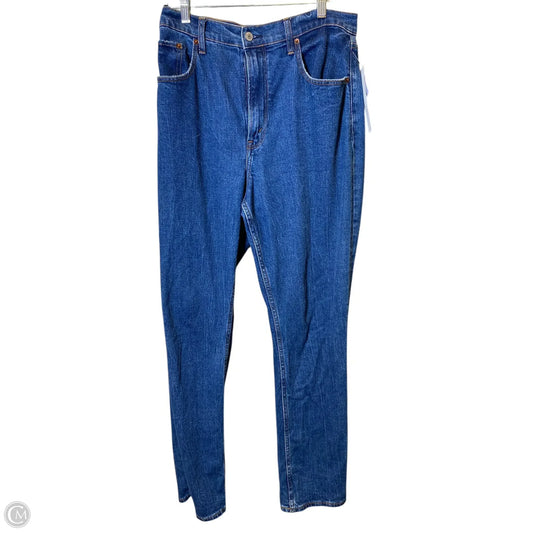 Jeans Straight By Abercrombie And Fitch In Blue, Size: 10