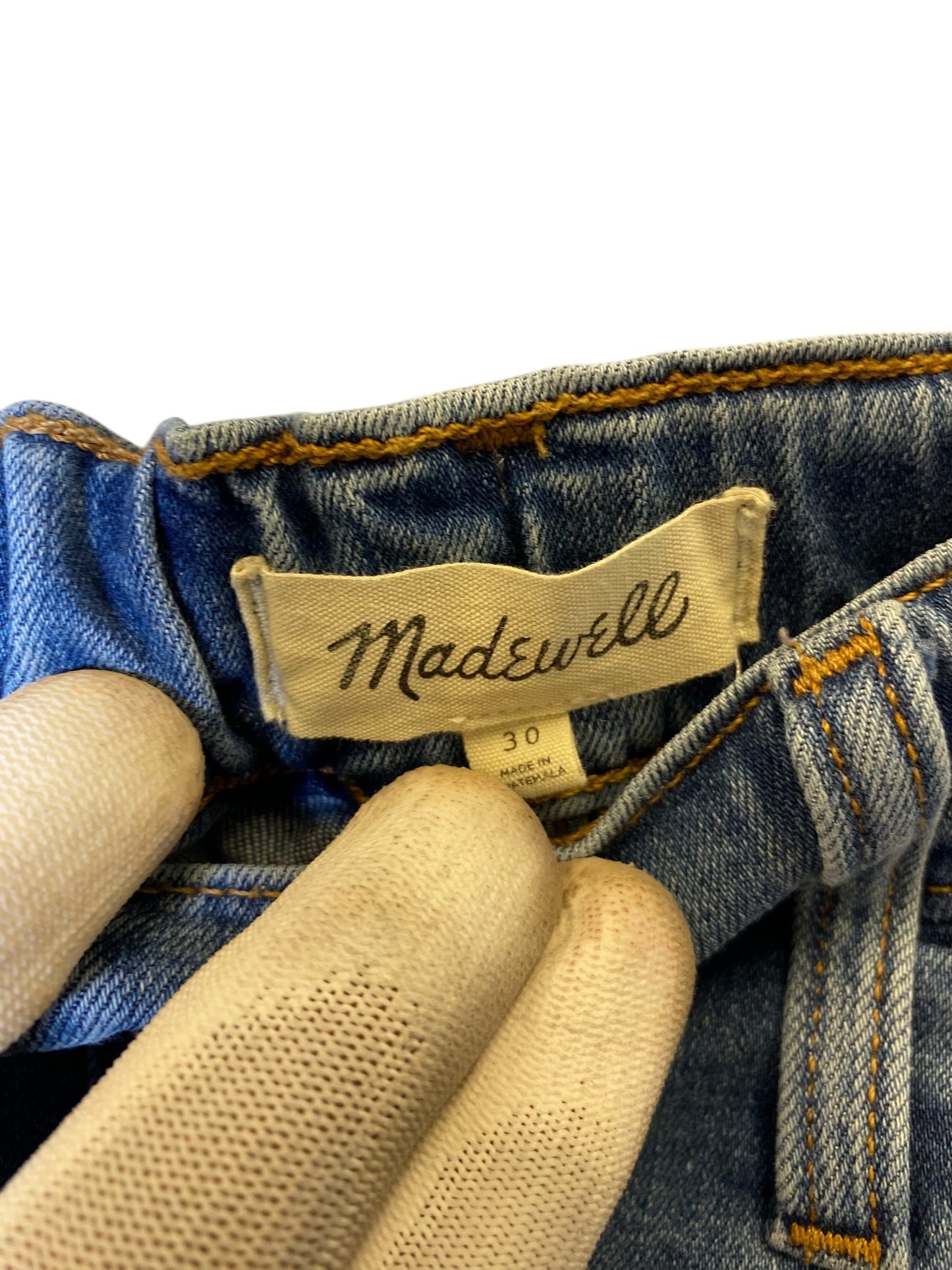 Jeans Straight By Madewell In Blue, Size: 10