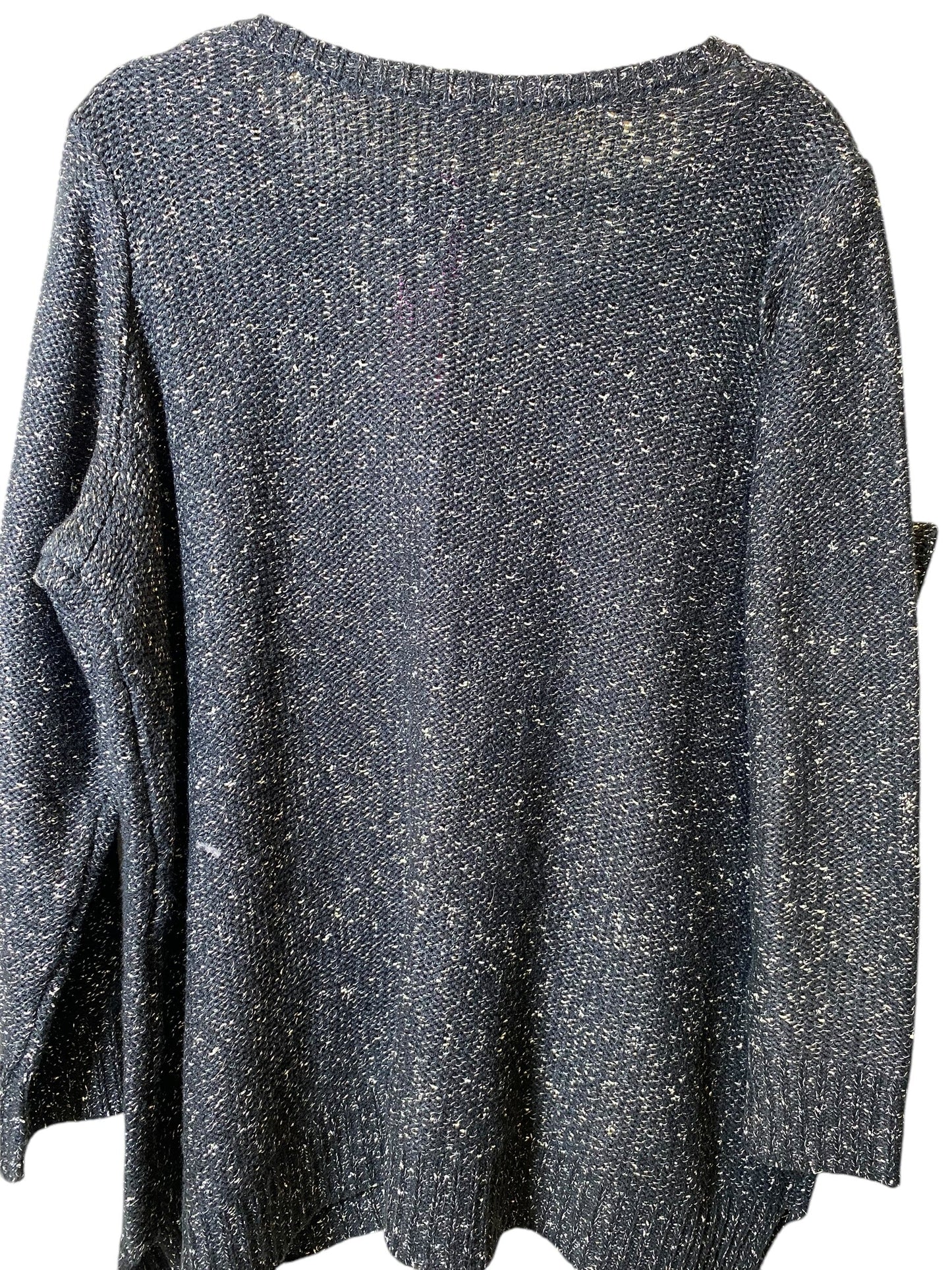 Sweater By Avenue In Black & Gold, Size: Xl