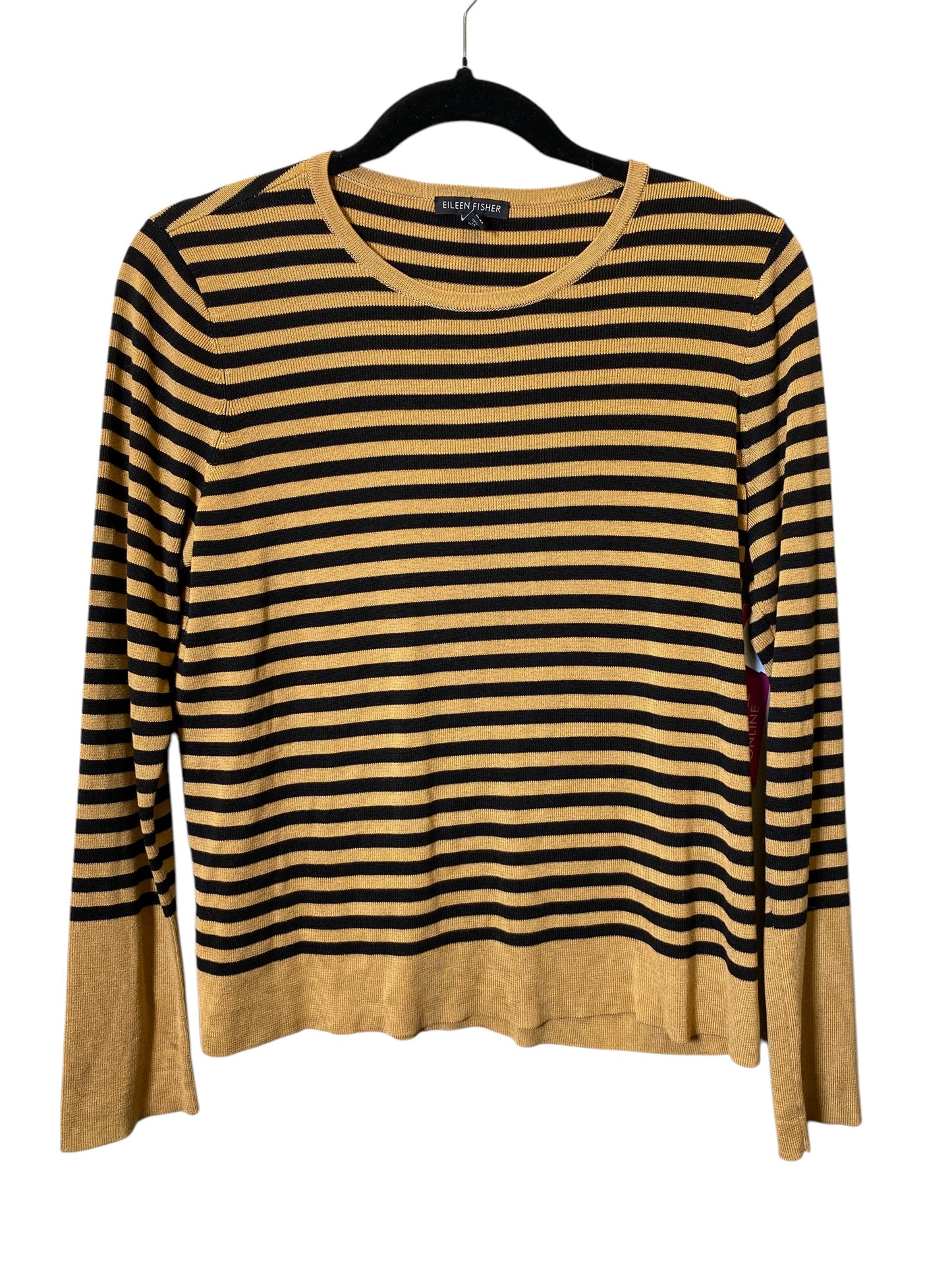 Sweater By Eileen Fisher In Striped Pattern, Size: M