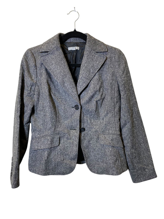 Blazer By Ann Taylor In Grey, Size: S