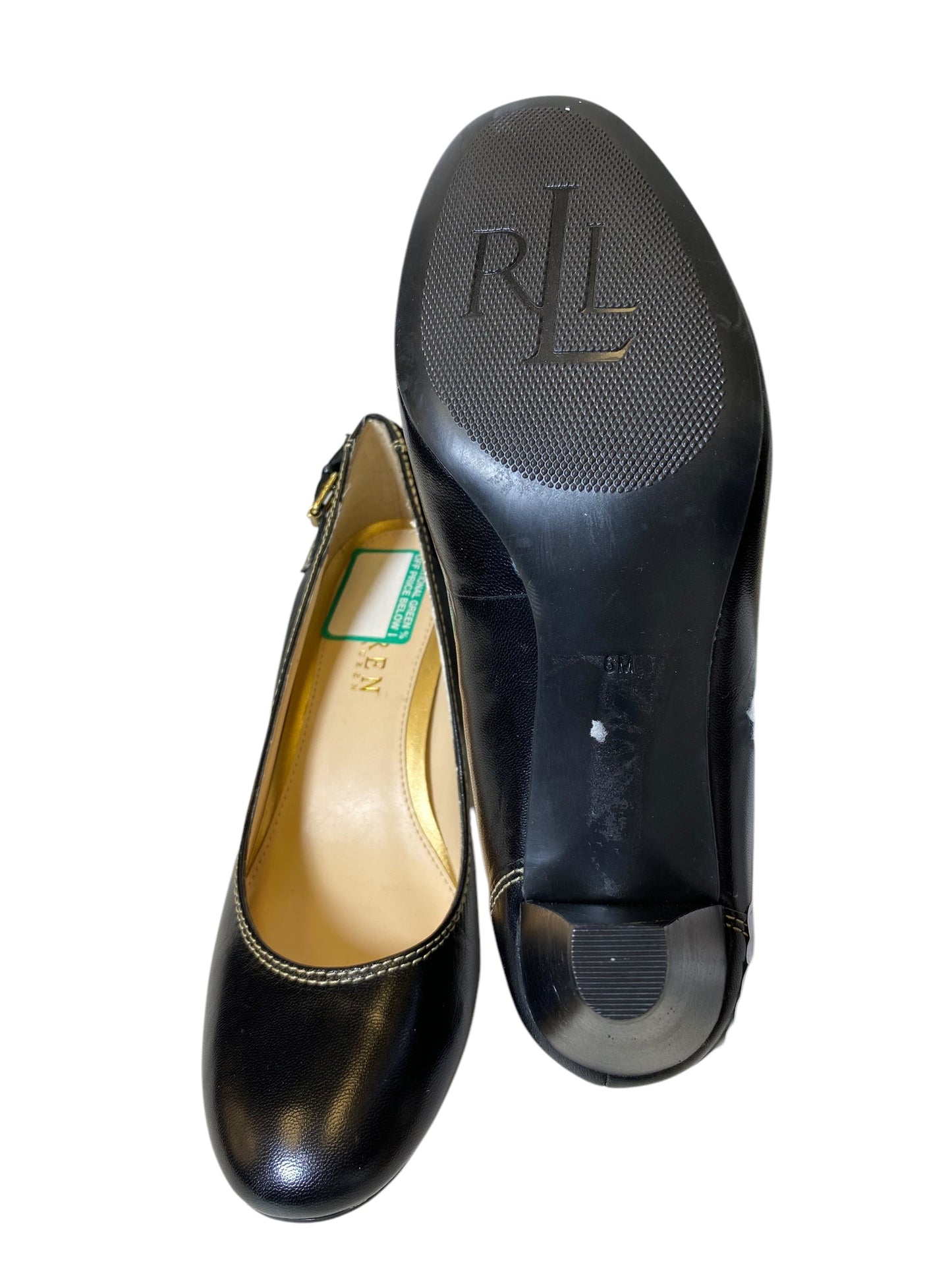 Shoes Heels Kitten By Lauren By Ralph Lauren In Black, Size: 6