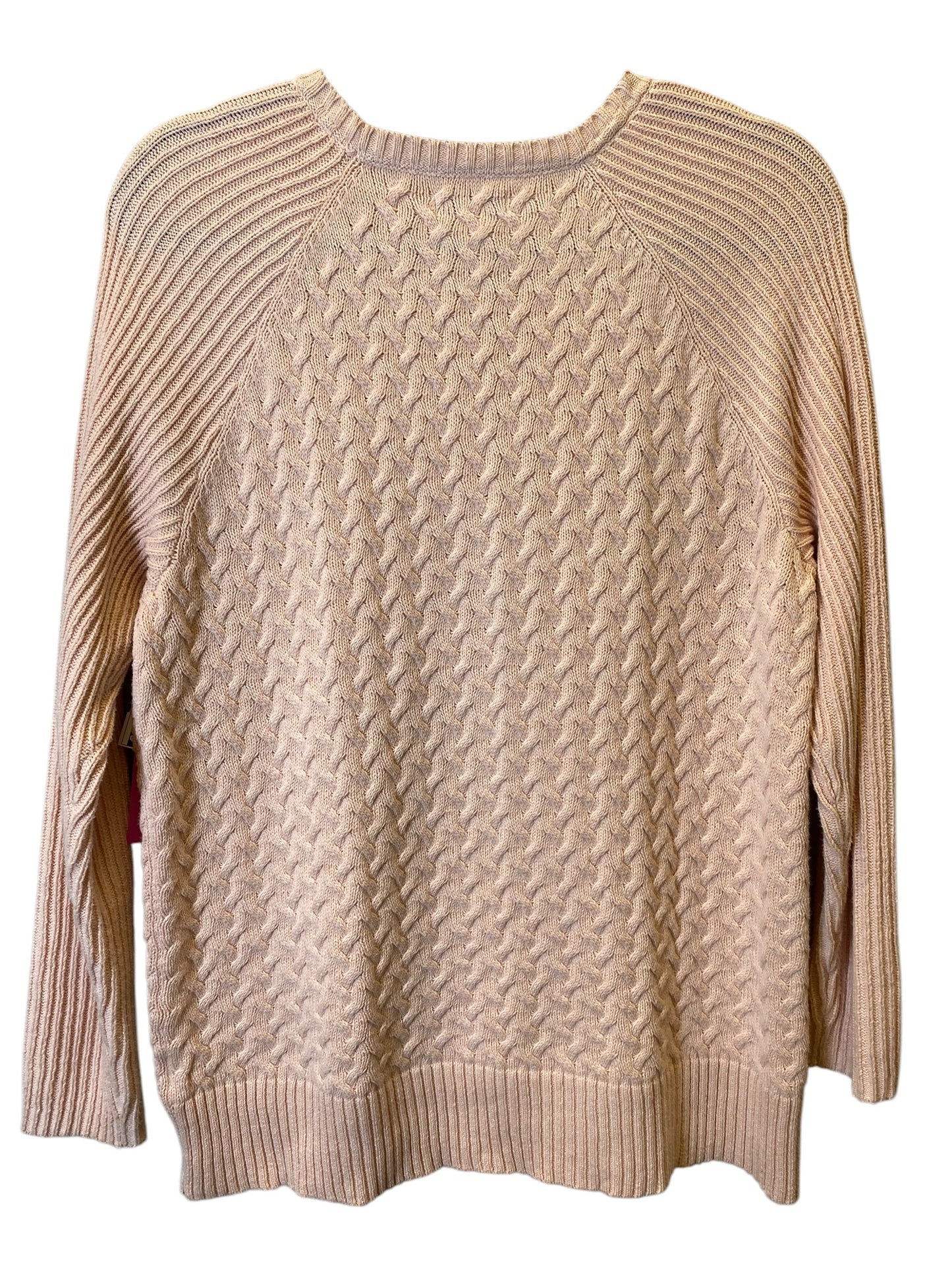 Sweater By Croft And Barrow In Pink, Size: Xl