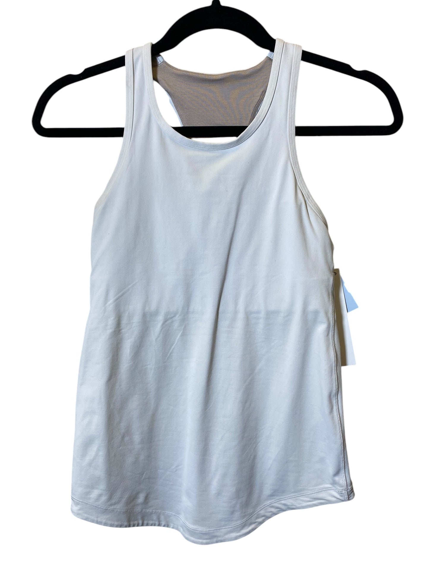 Athletic Tank Top By Lululemon In White, Size: S