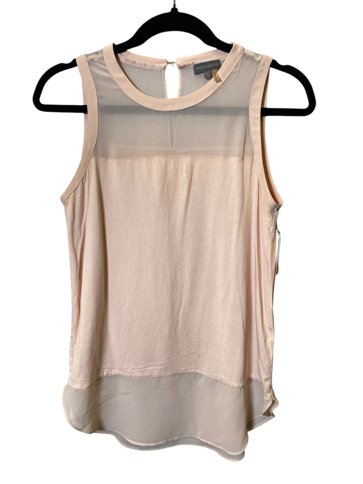 Top Sleeveless By Vince Camuto In Peach, Size: Xs