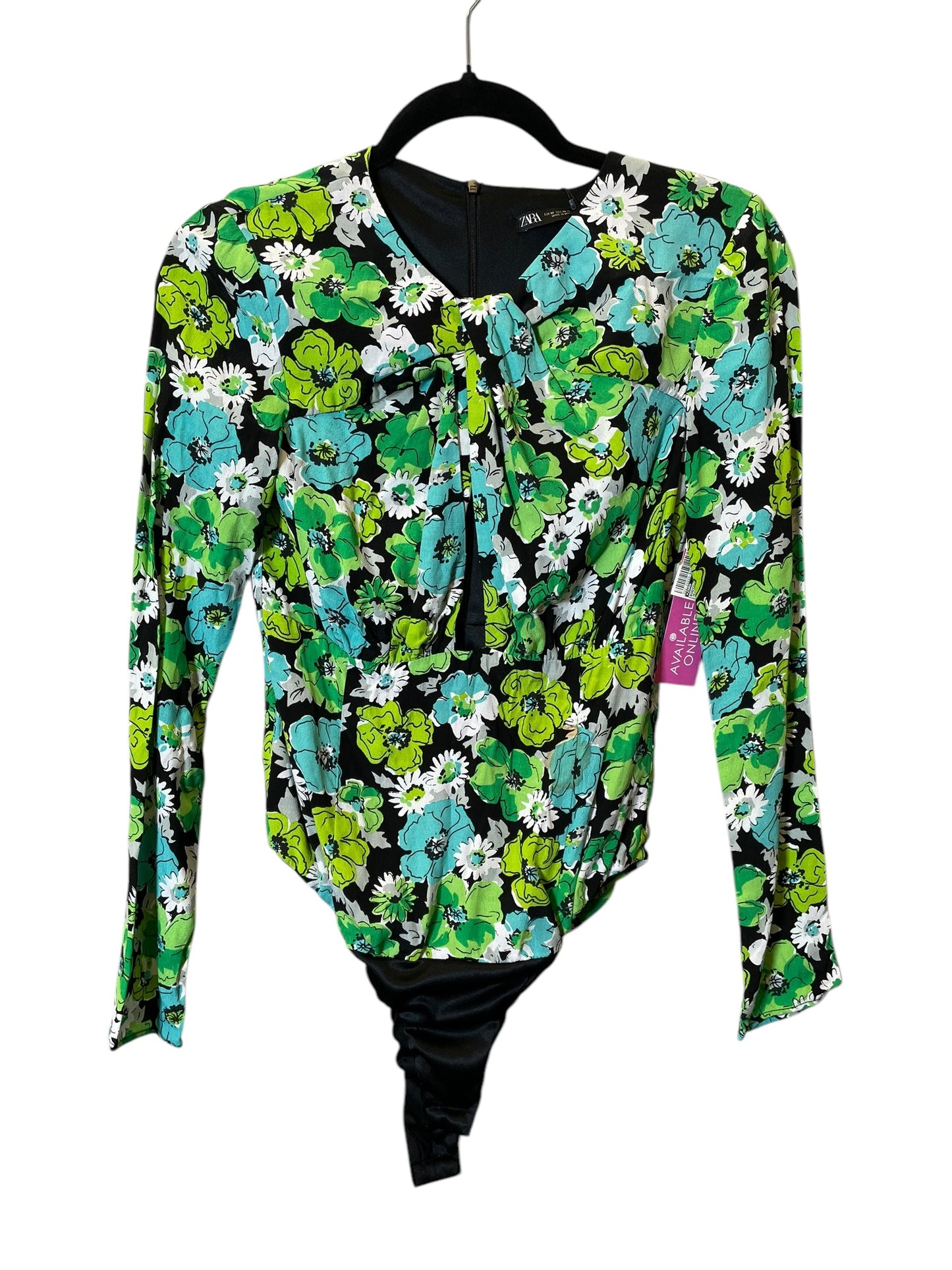 Bodysuit By Zara In Multi-colored, Size: Xs