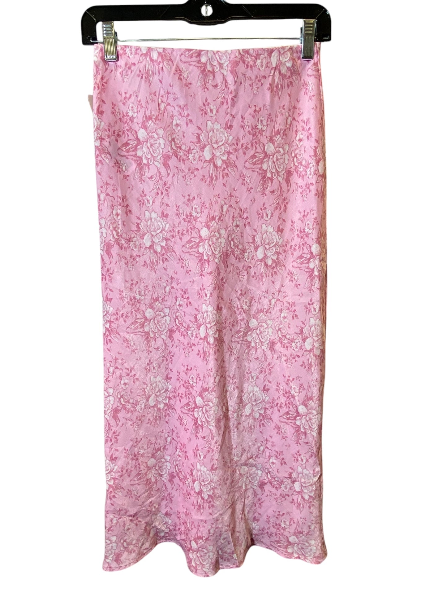 Skirt Midi By Francesca's In Pink, Size: S