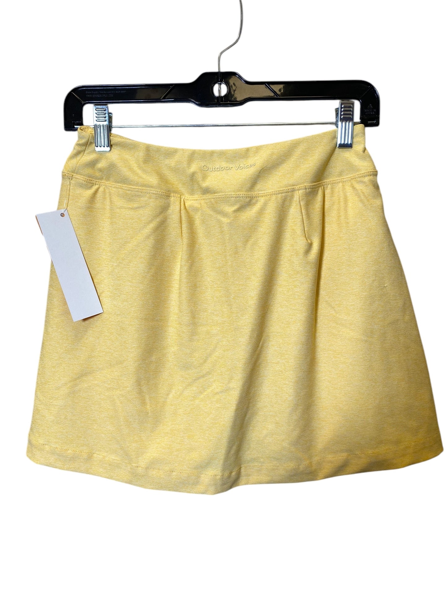 Skort By Outdoor Voices In Yellow, Size: S