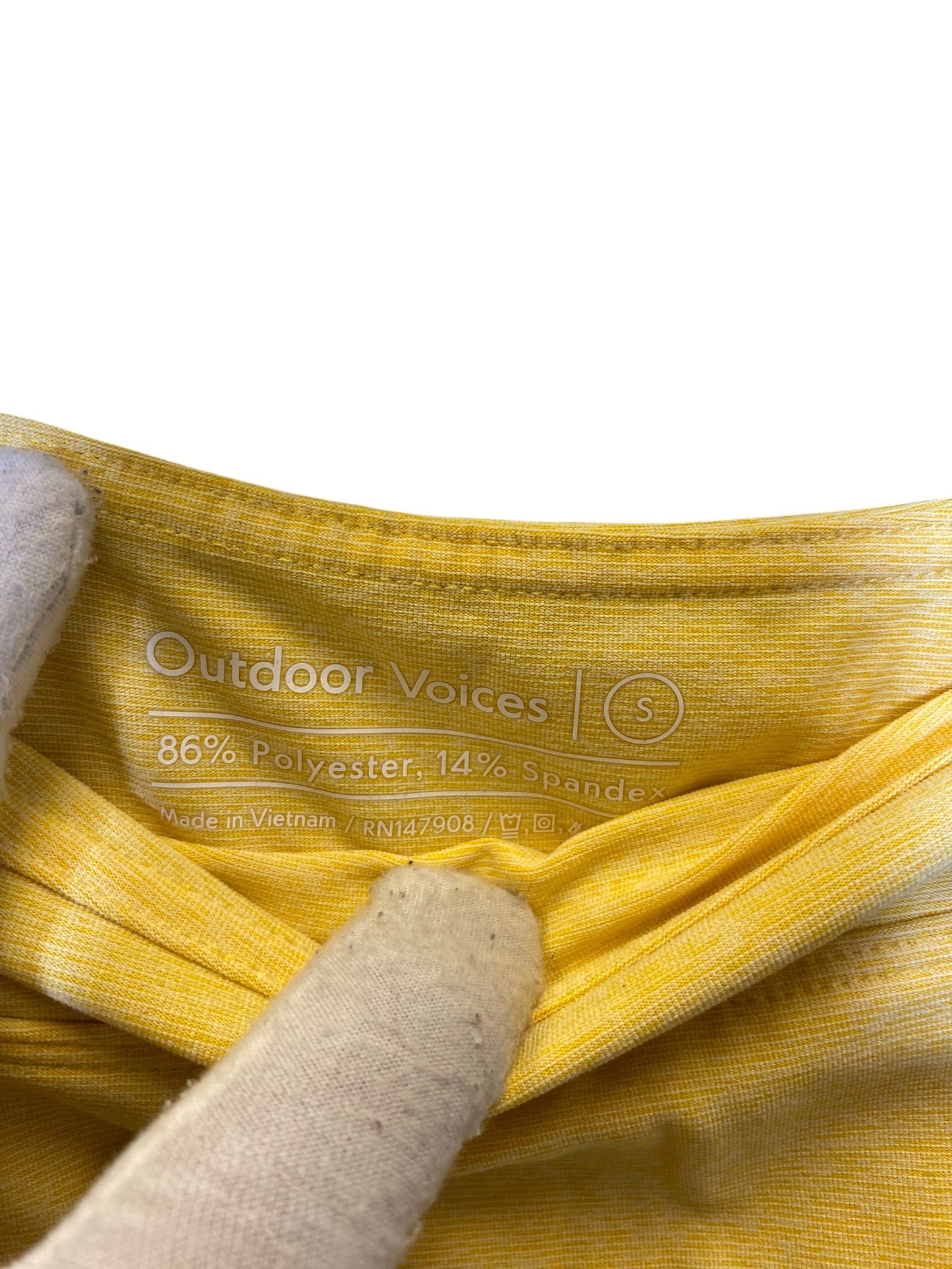 Skort By Outdoor Voices In Yellow, Size: S