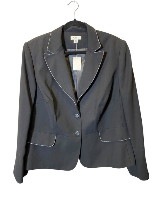 Blazer By Cato In Black, Size: 1x