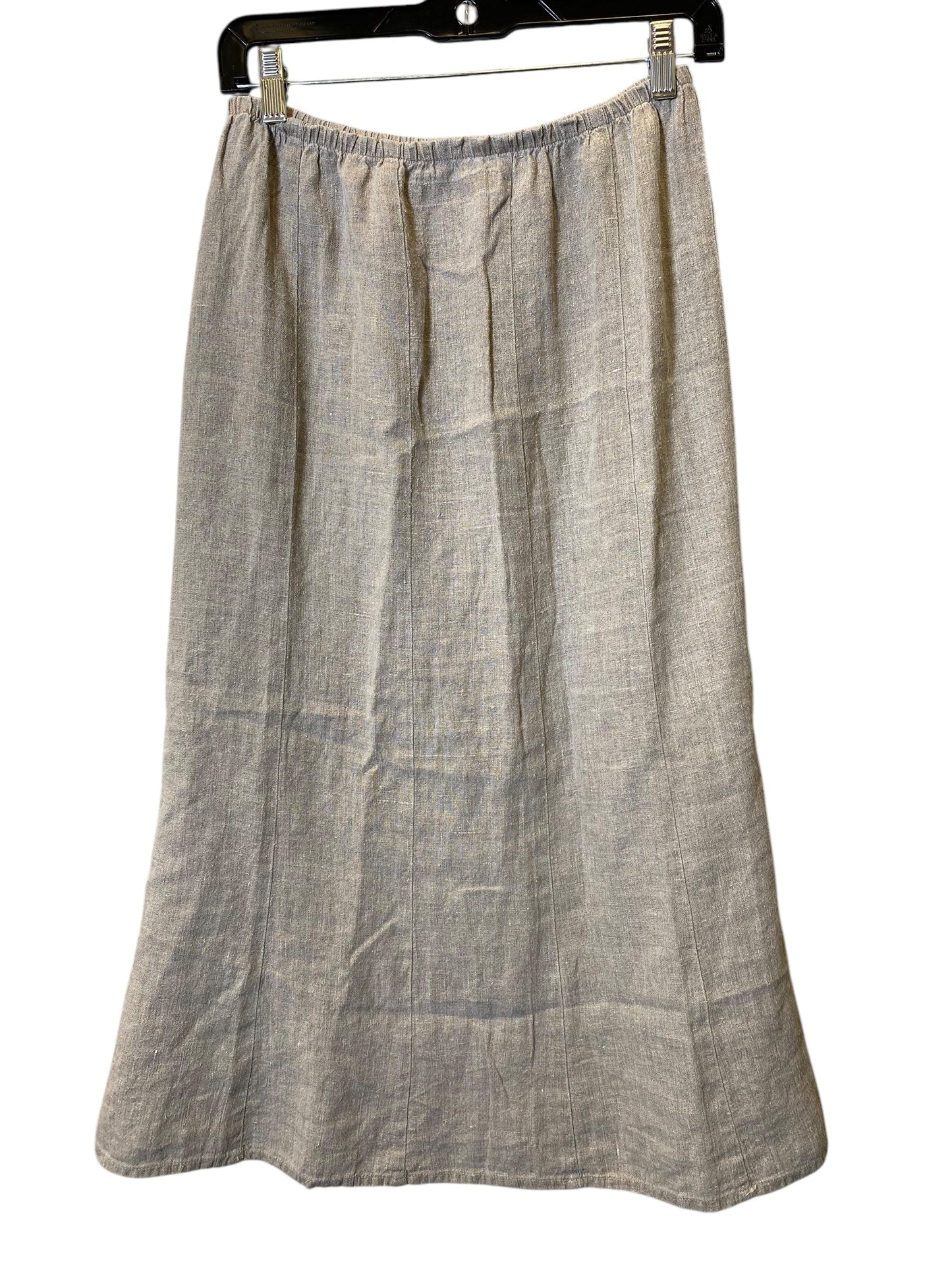 Skirt Midi By Flax In Taupe, Size: S